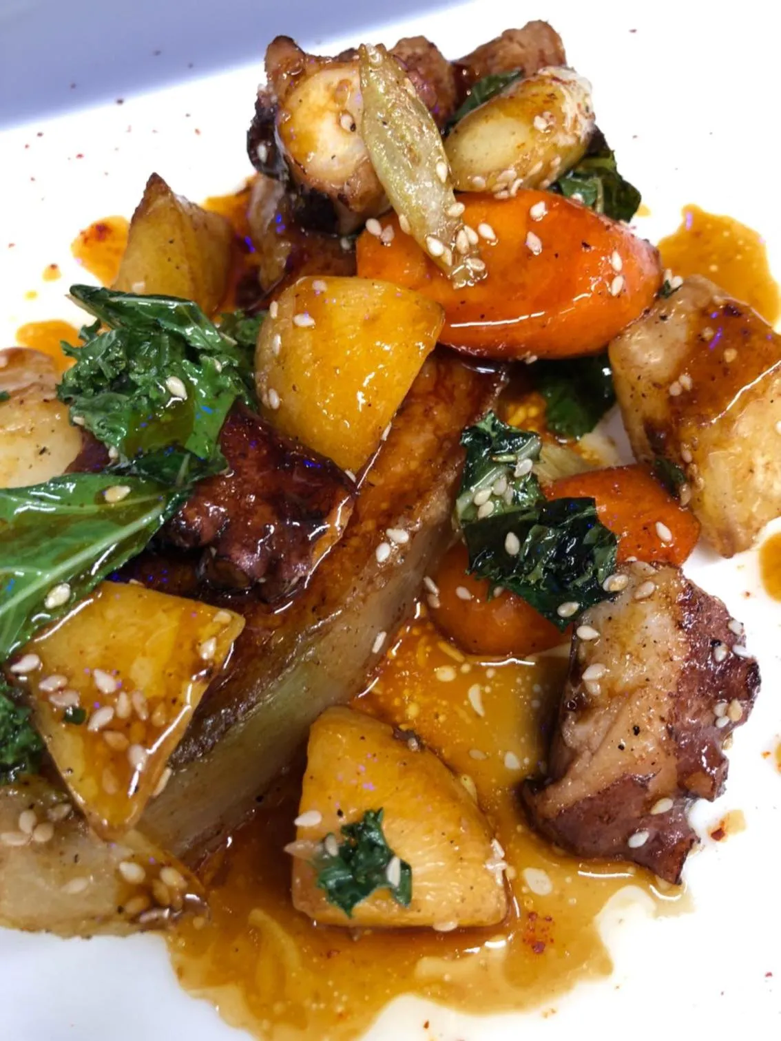 Food and drinks in Hotel-Restaurant Lann Roz / Côte Cuisine