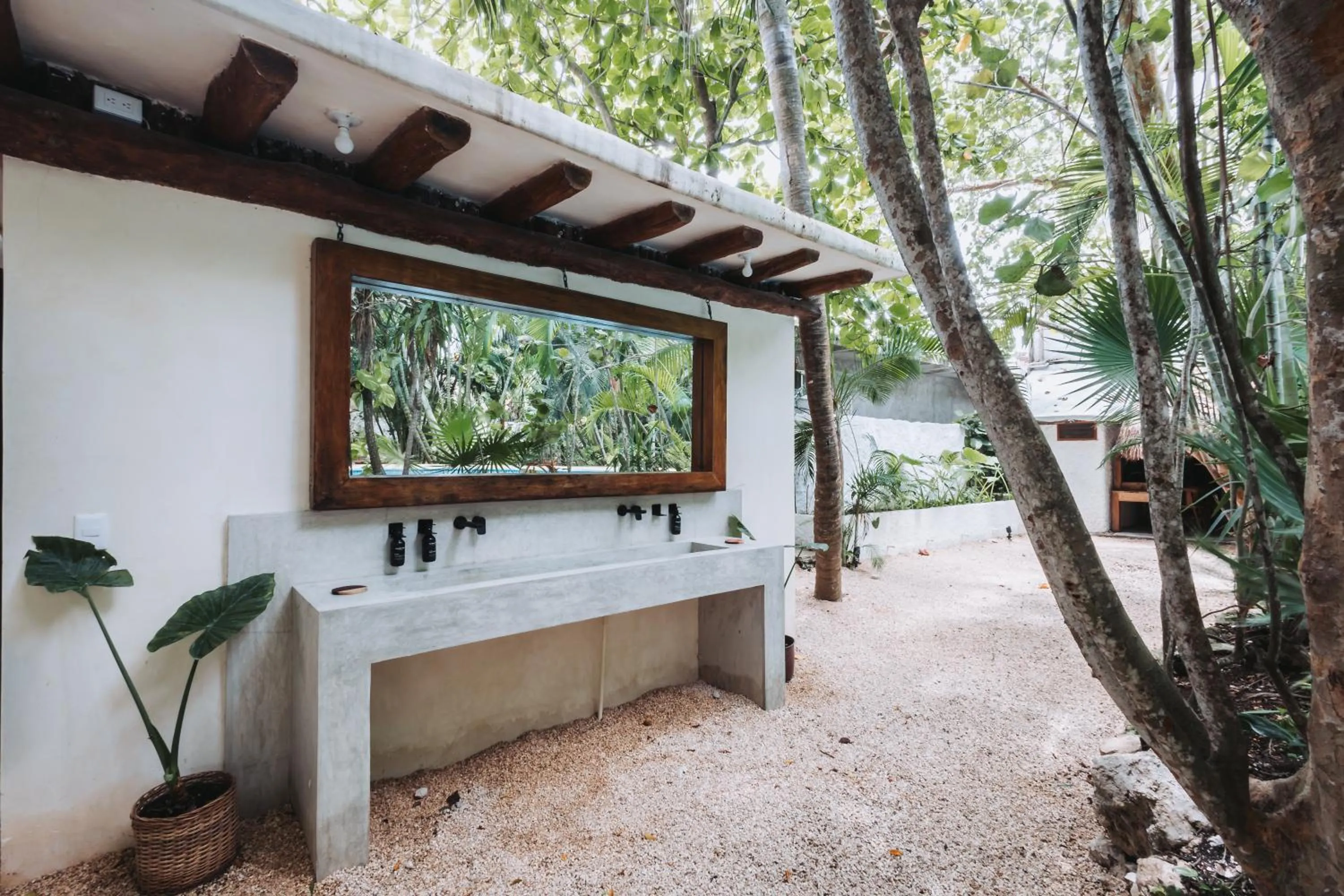 Garden in Hotel Casa Barbara Holbox