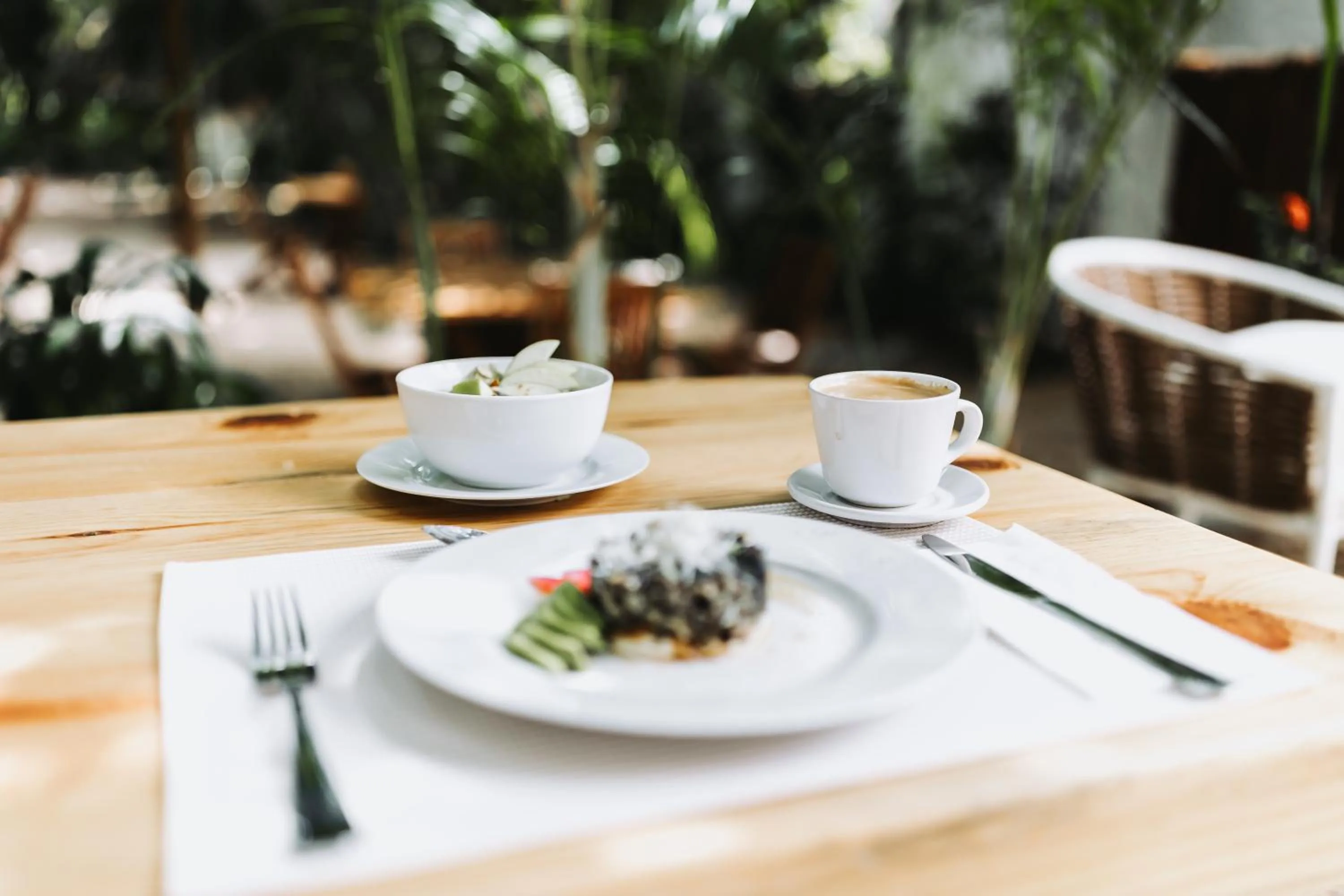 Restaurant/places to eat in Hotel Casa Barbara Holbox