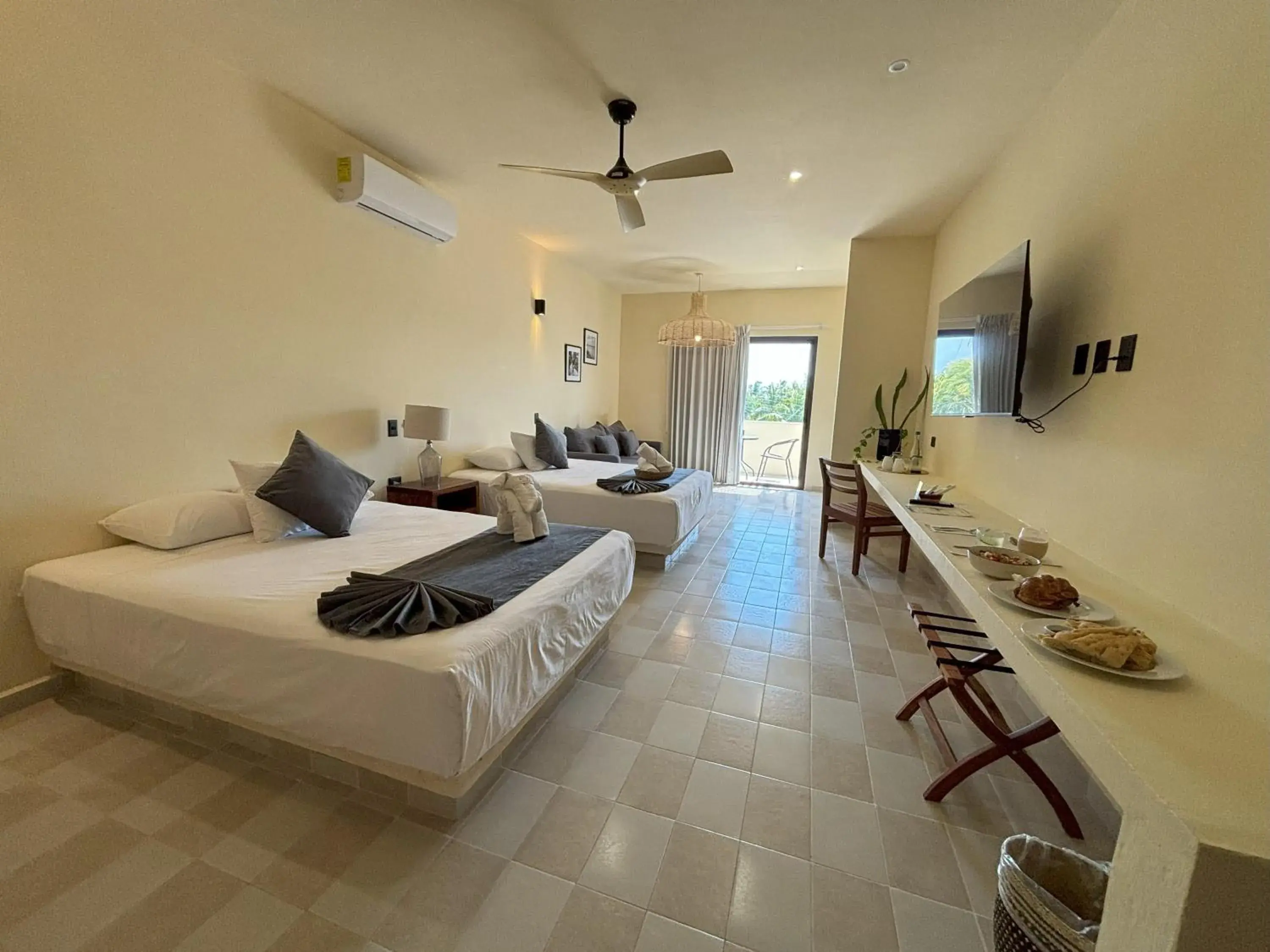 Bed in Hotel Casa Barbara Holbox Bed in Hotel Casa Barbara Holbox