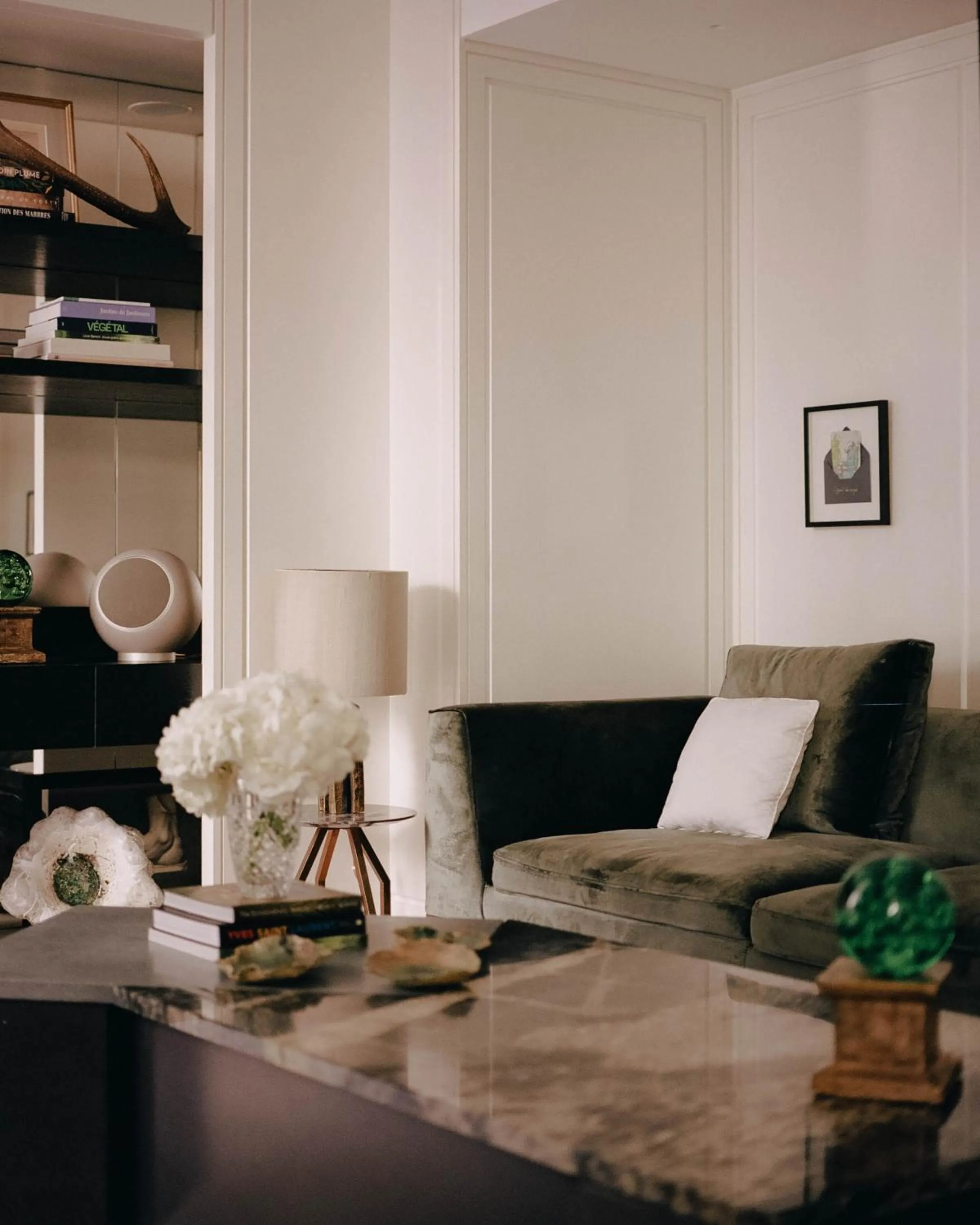 Living room in Hotel de Crillon
