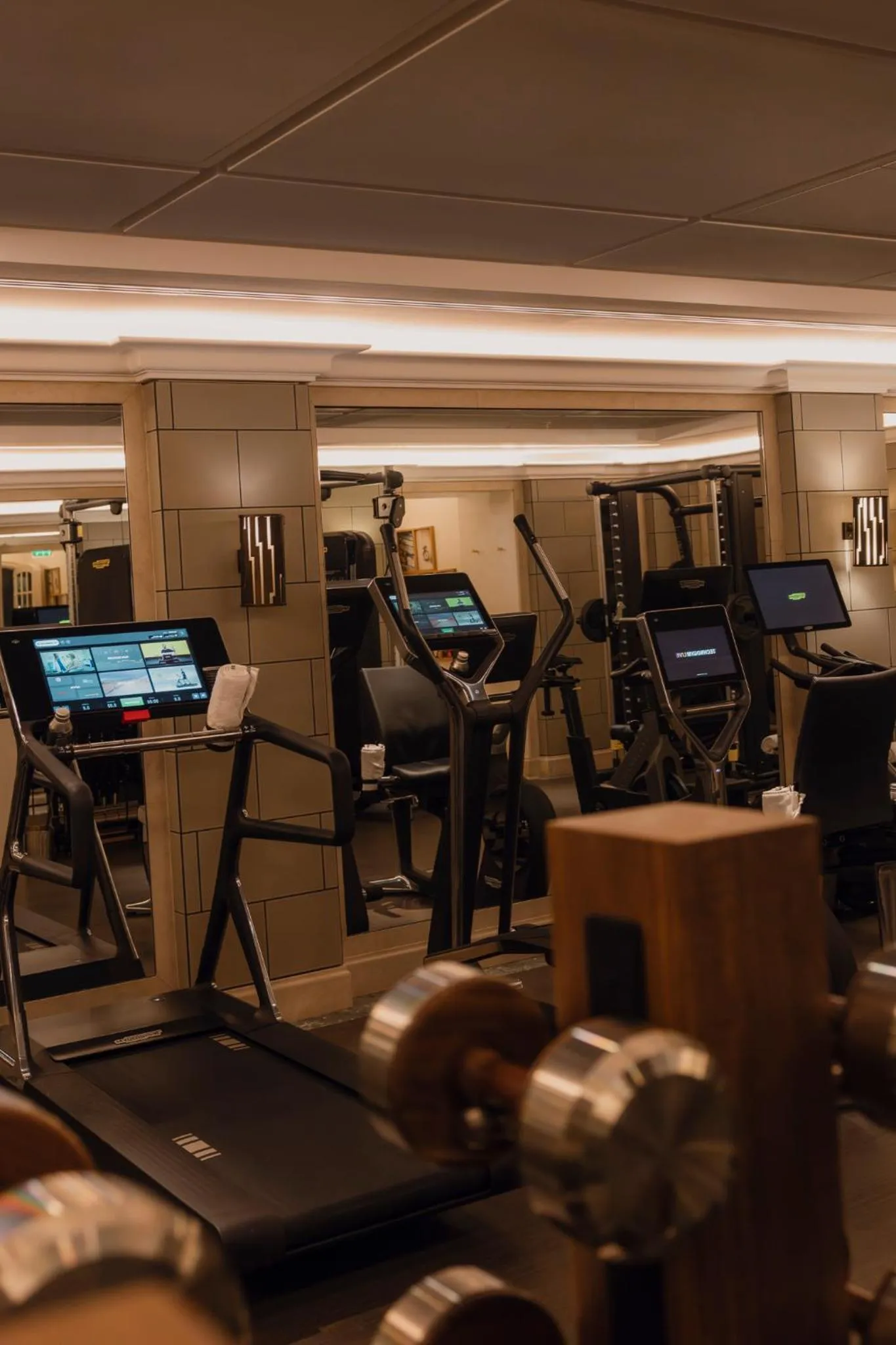 Fitness centre/facilities in Hotel de Crillon