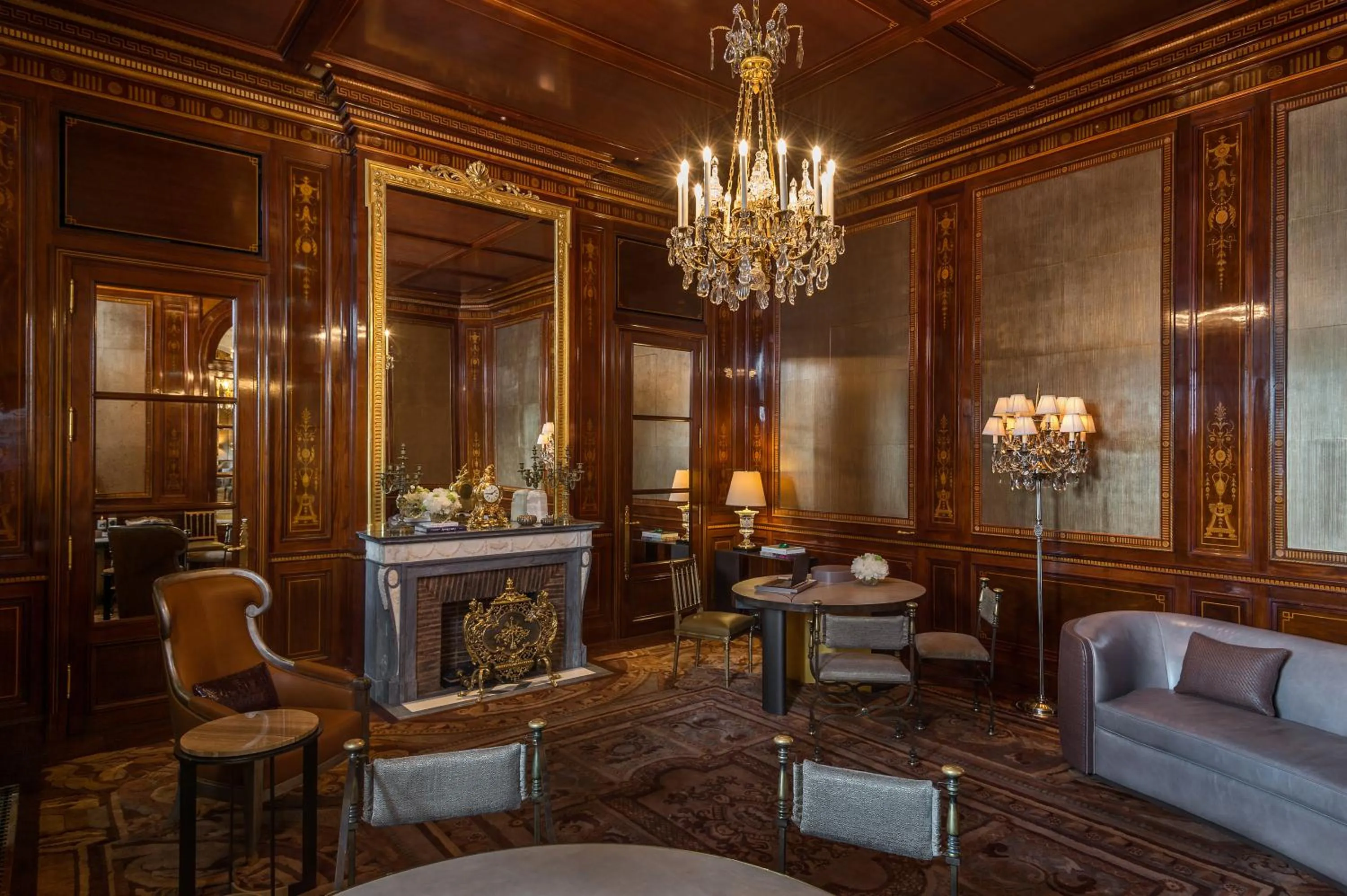 Lobby or reception in Hotel de Crillon
