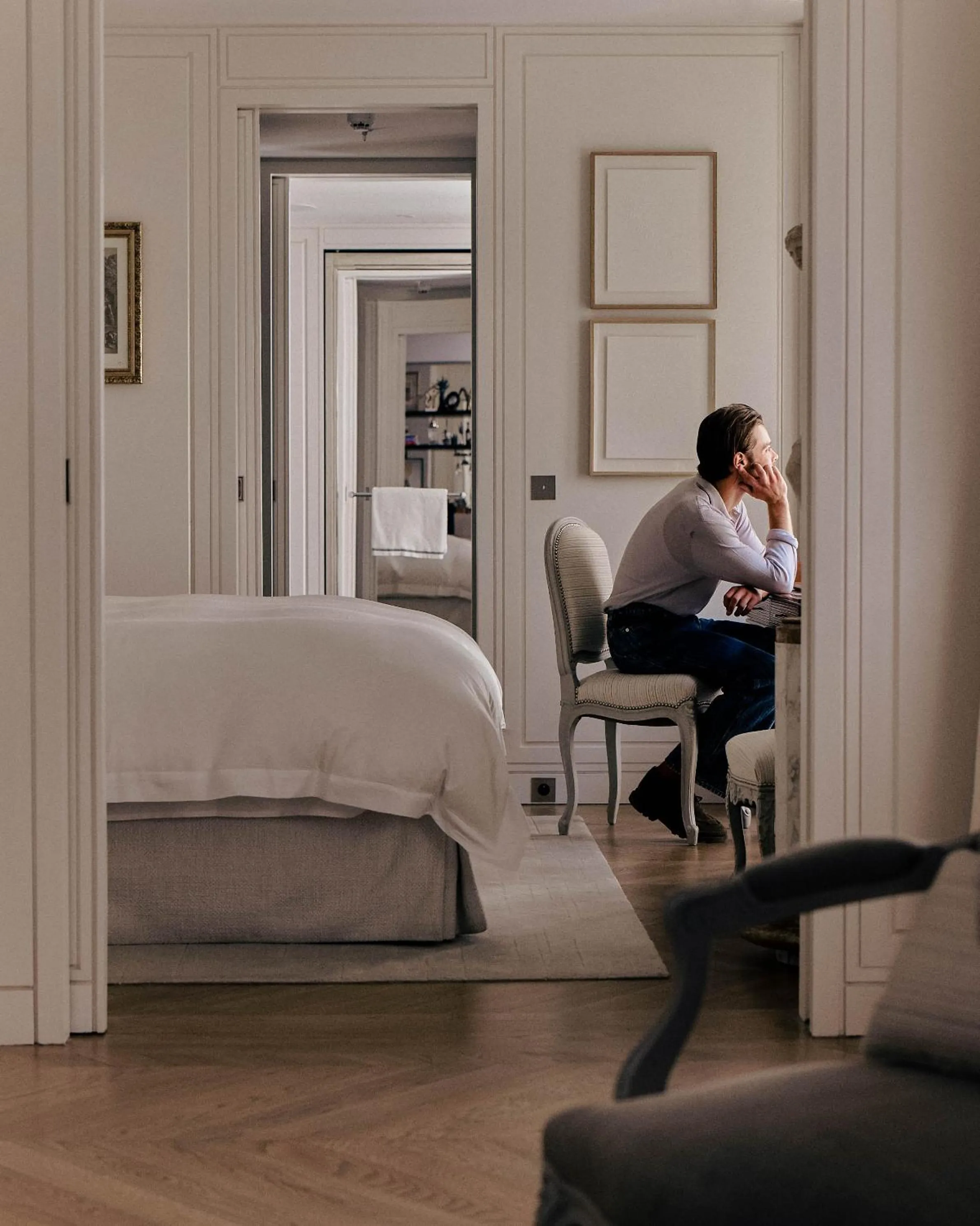 Bedroom, Bed in Hotel de Crillon