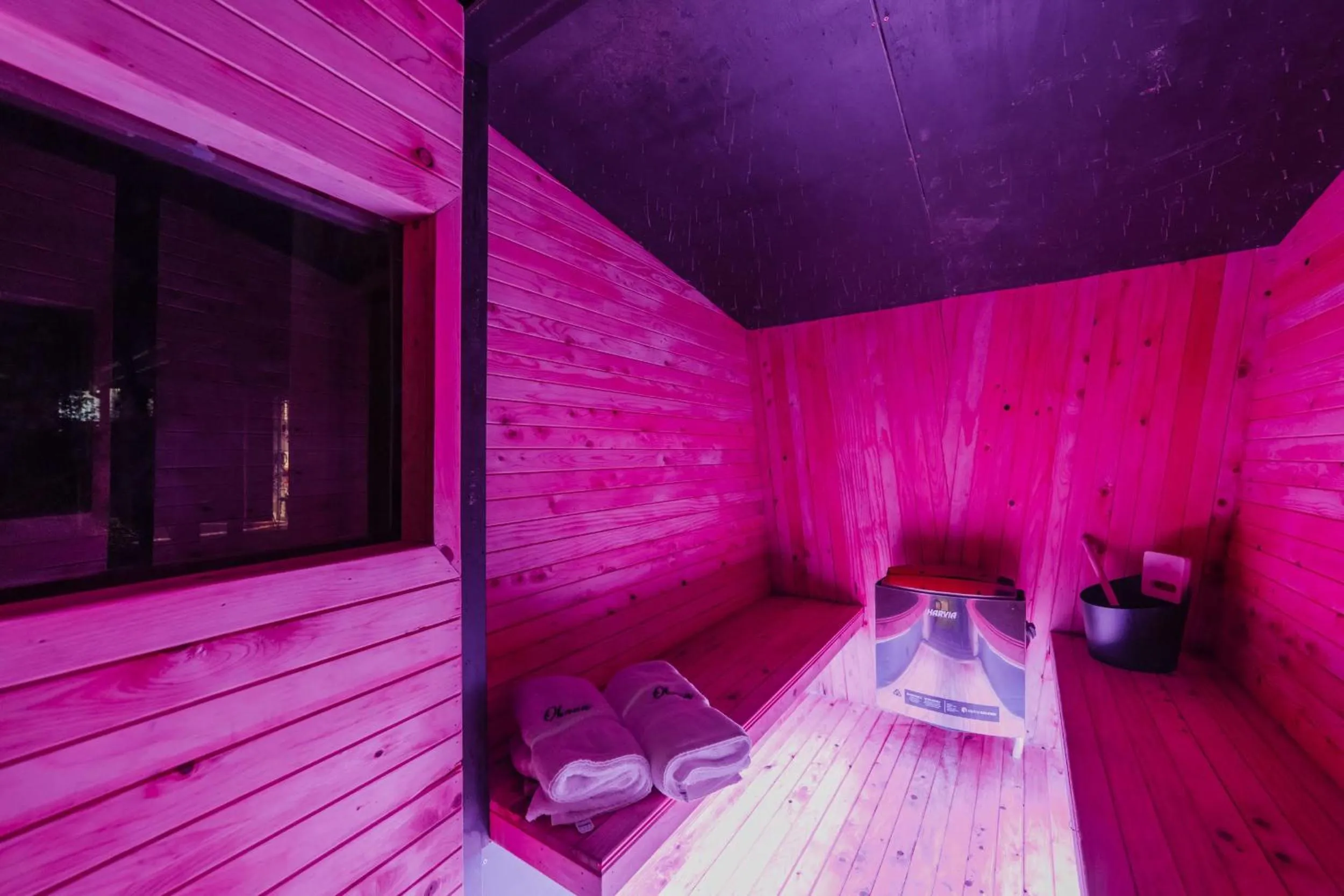 Sauna in Lake Tekapo Cottages