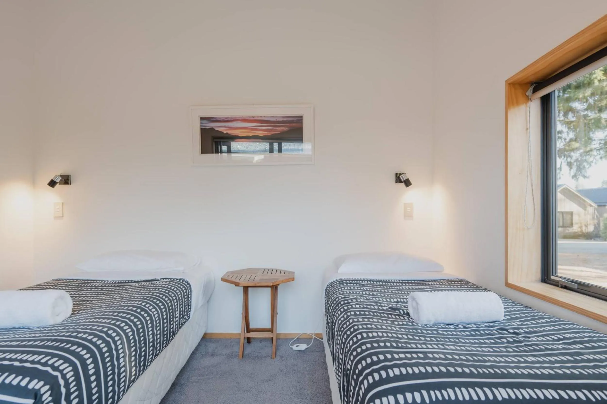 Bed in Lake Tekapo Cottages