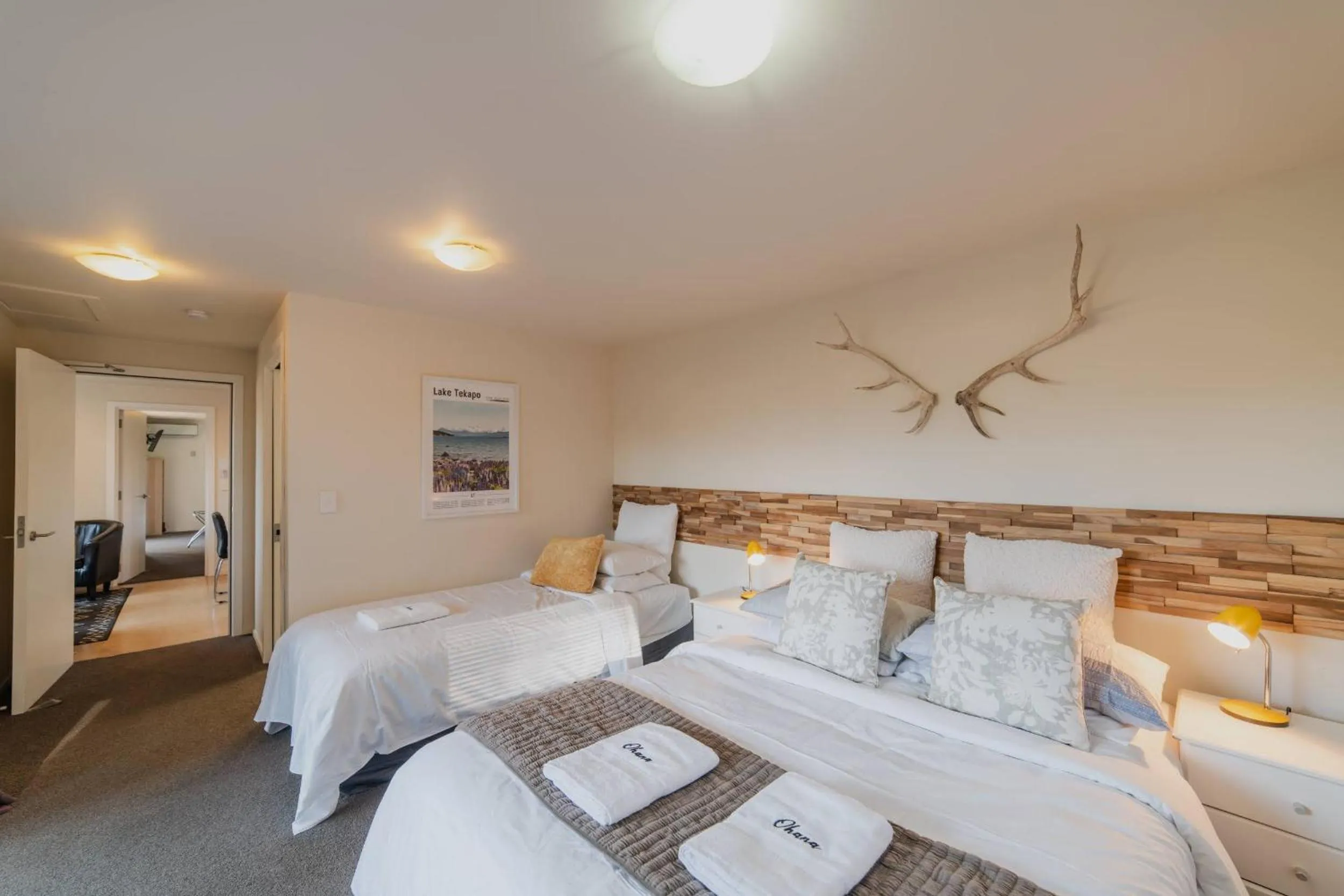 Bed in Lake Tekapo Cottages