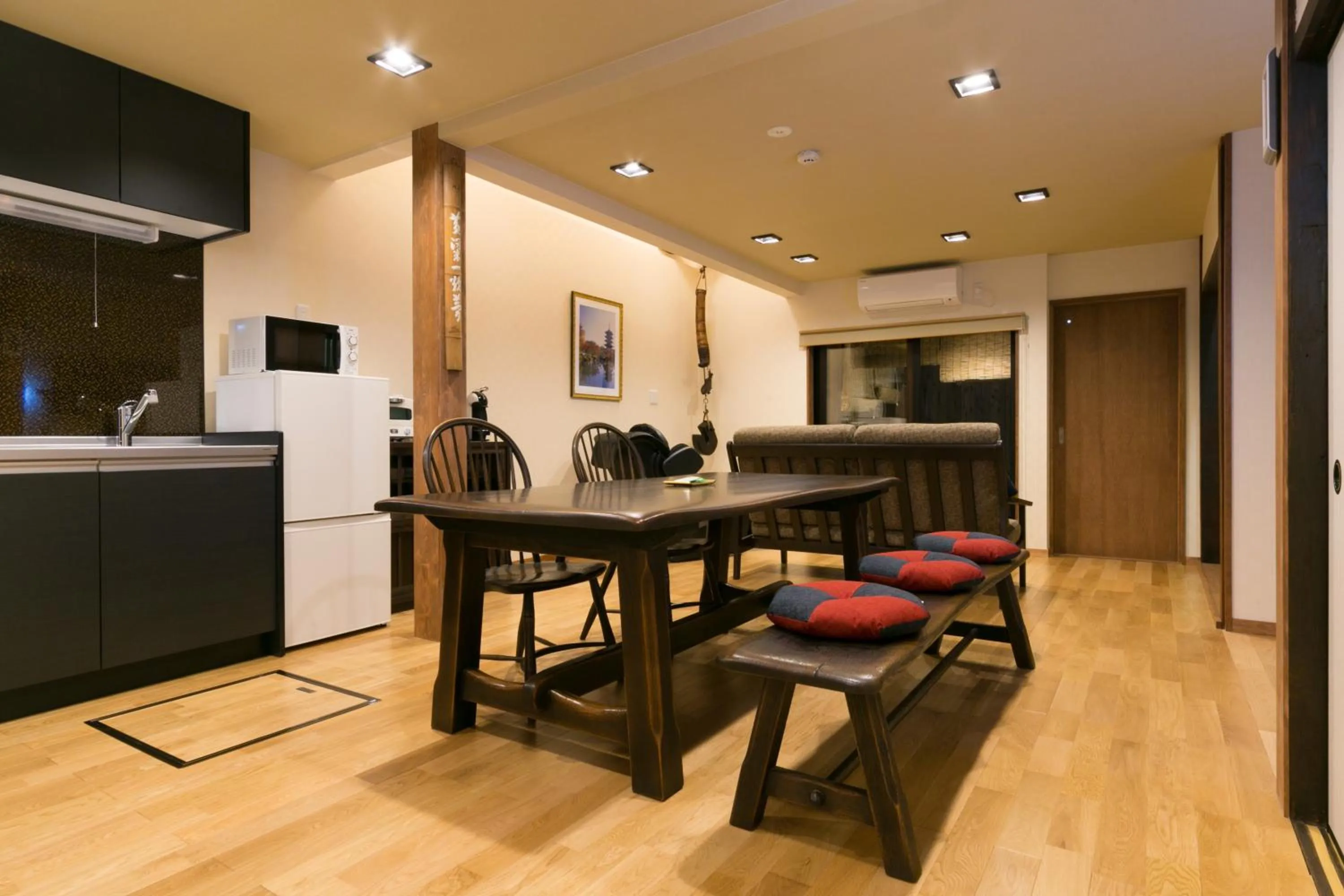 Kitchen or kitchenette in Kyotoya Tsukinoyu Kukai