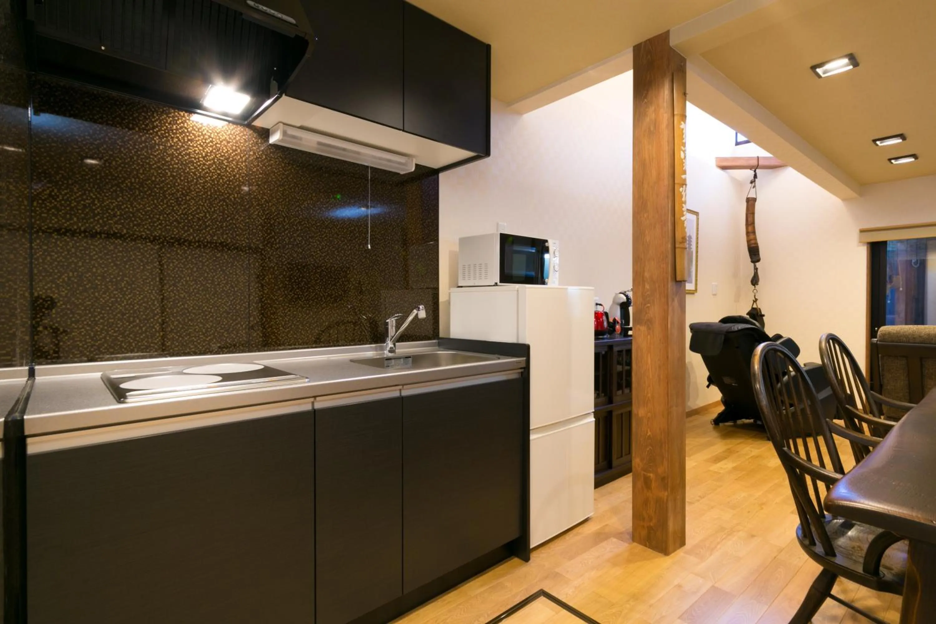 Kitchen or kitchenette in Kyotoya Tsukinoyu Kukai