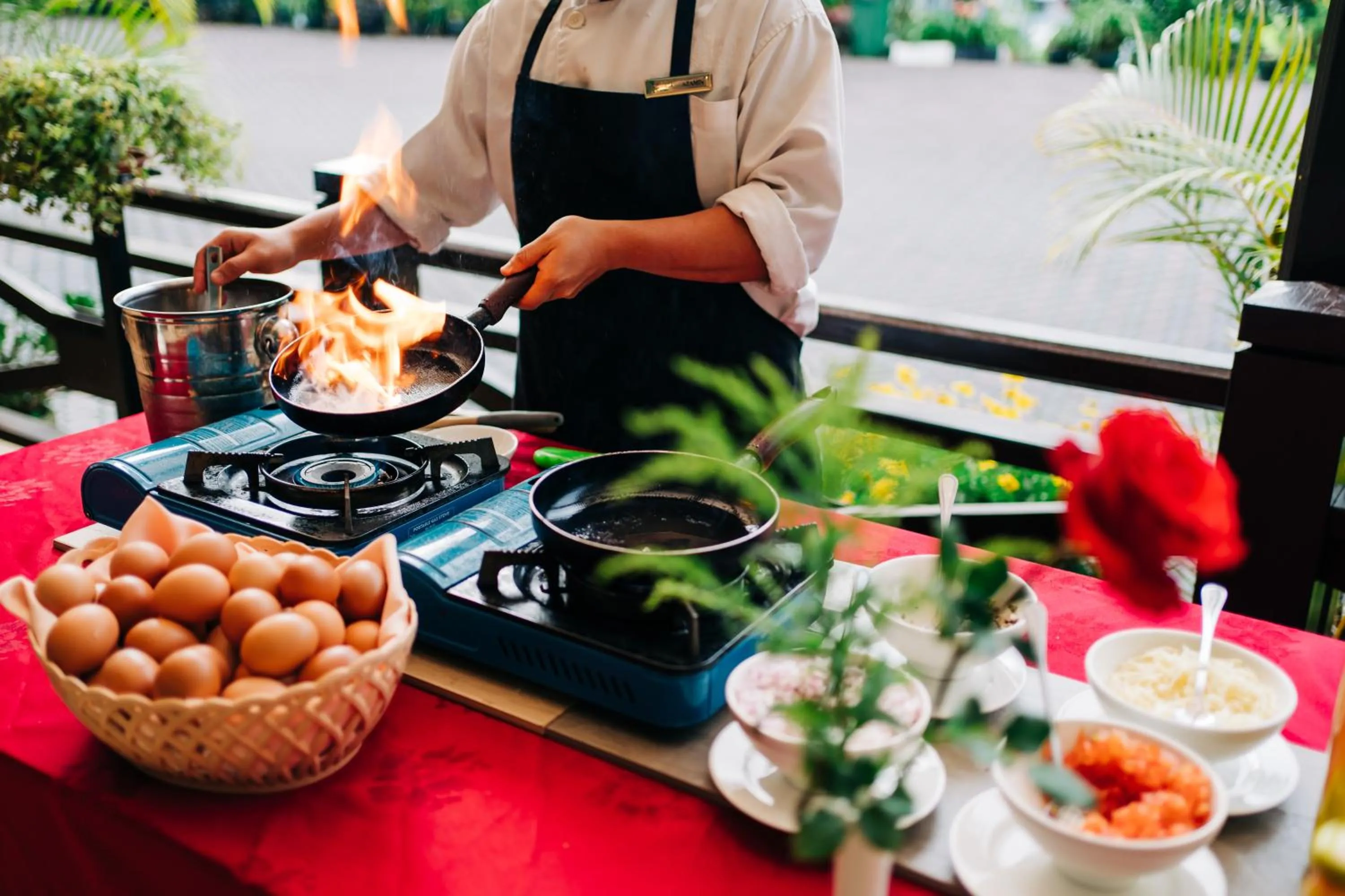 Breakfast in Hotel De' La Ferns, Cameron Highlands