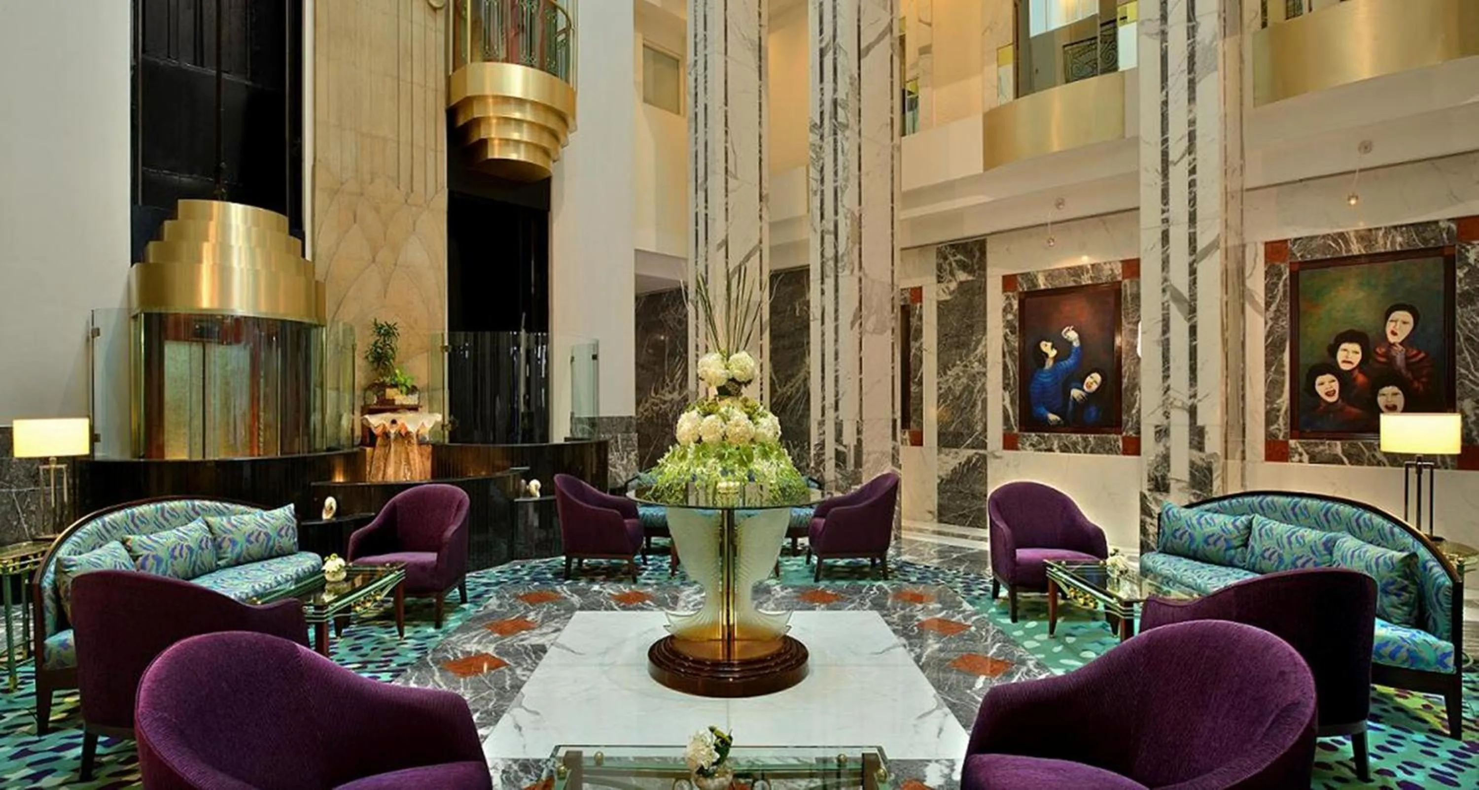 Lobby or reception in Hotel Marine Plaza