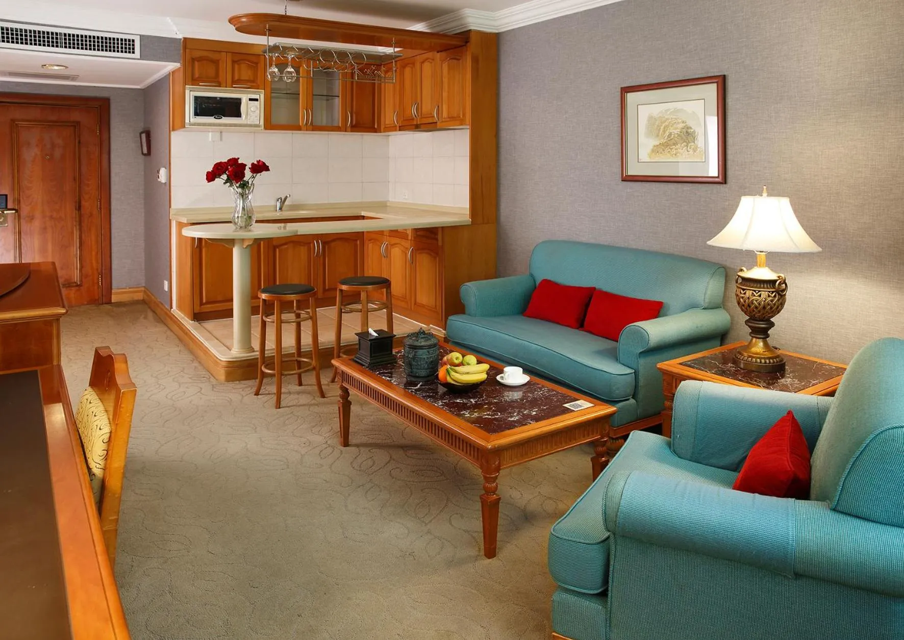 Living room in Grand Noble Hotel Dongguan