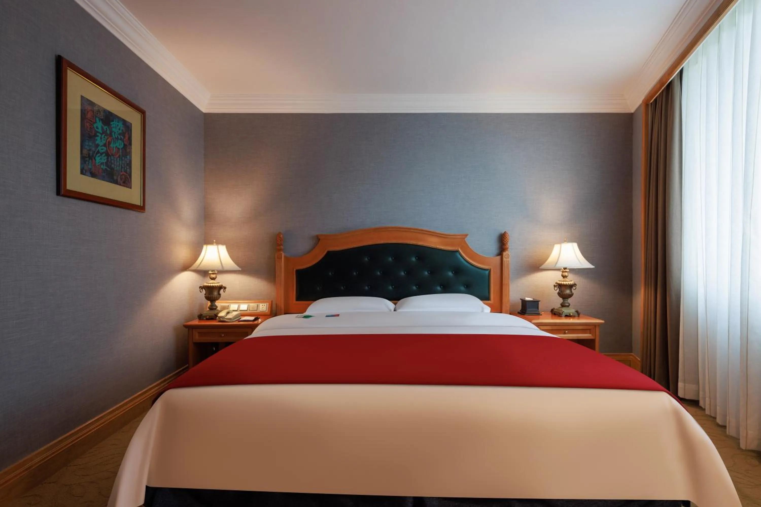 Bedroom, Bed in Grand Noble Hotel Dongguan