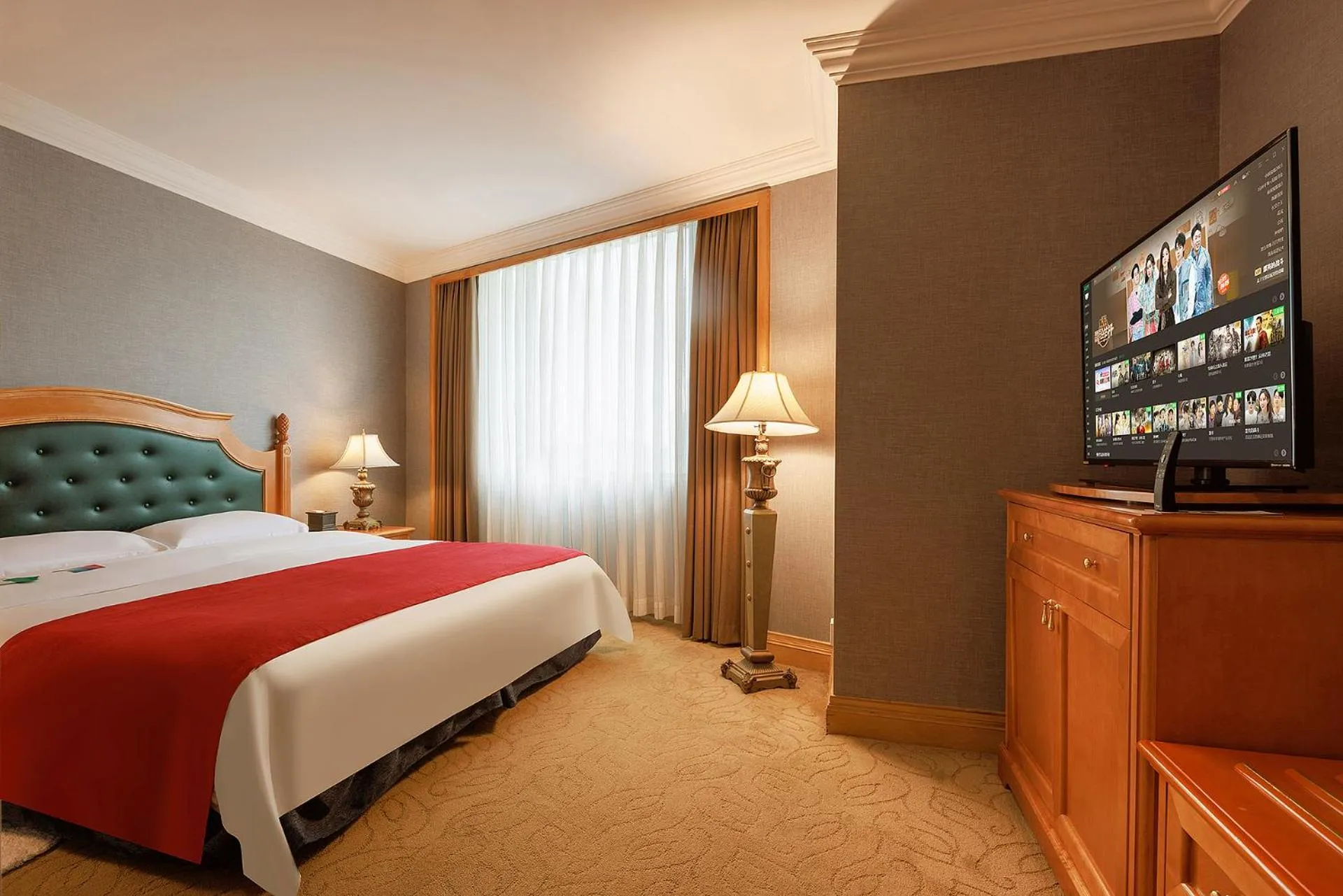 Bedroom, Bed in Grand Noble Hotel Dongguan