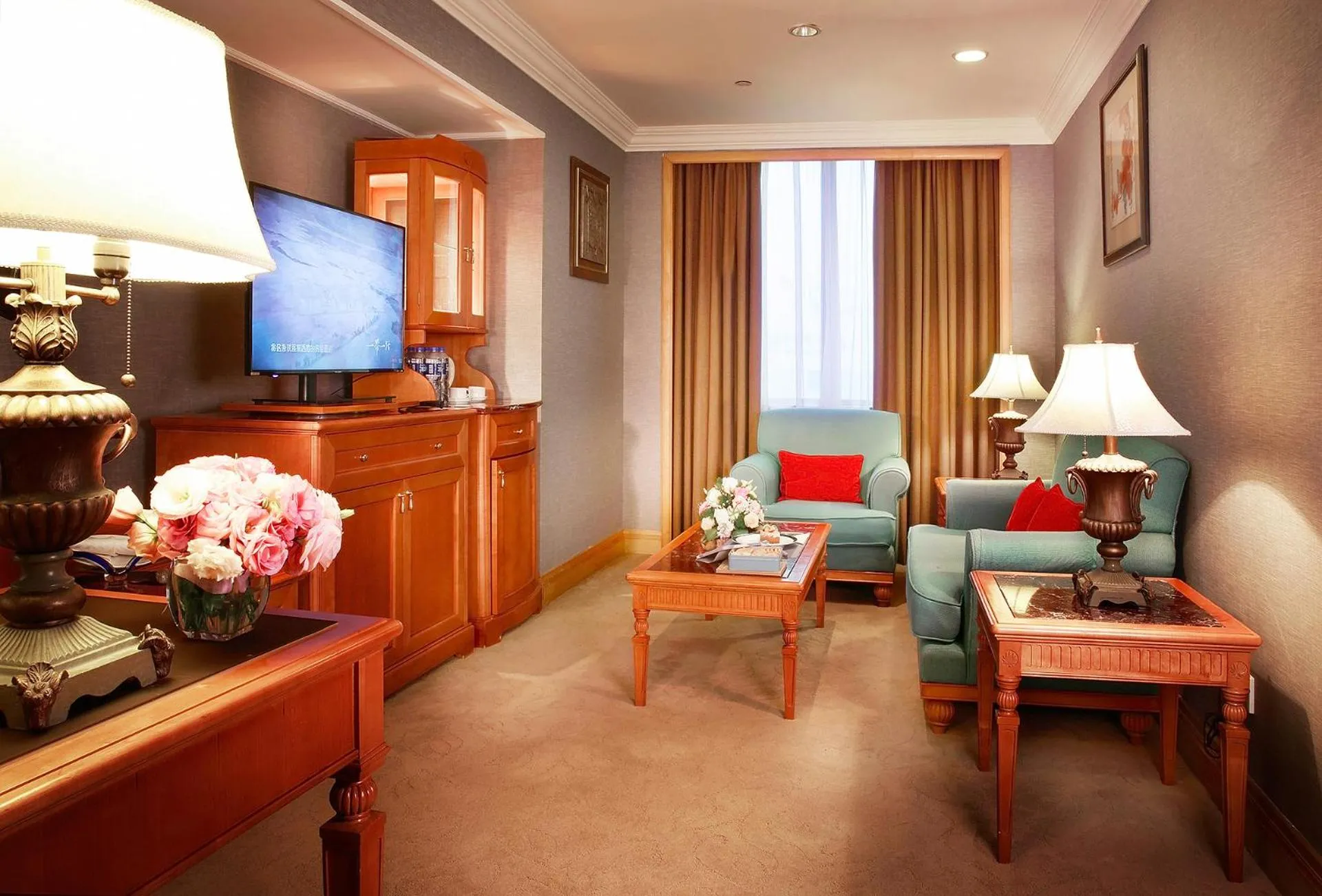 Living room in Grand Noble Hotel Dongguan
