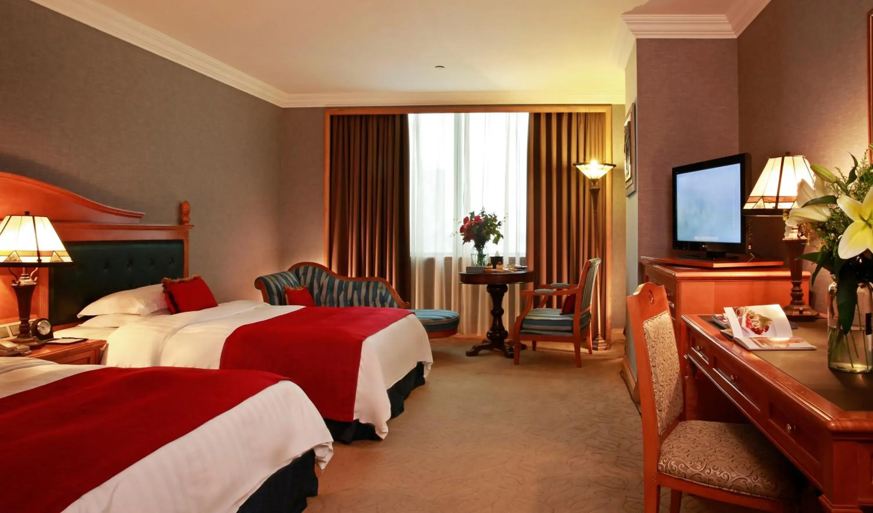 Baroque Twin Room in Grand Noble Hotel Dongguan Baroque Twin Room in Grand Noble Hotel Dongguan