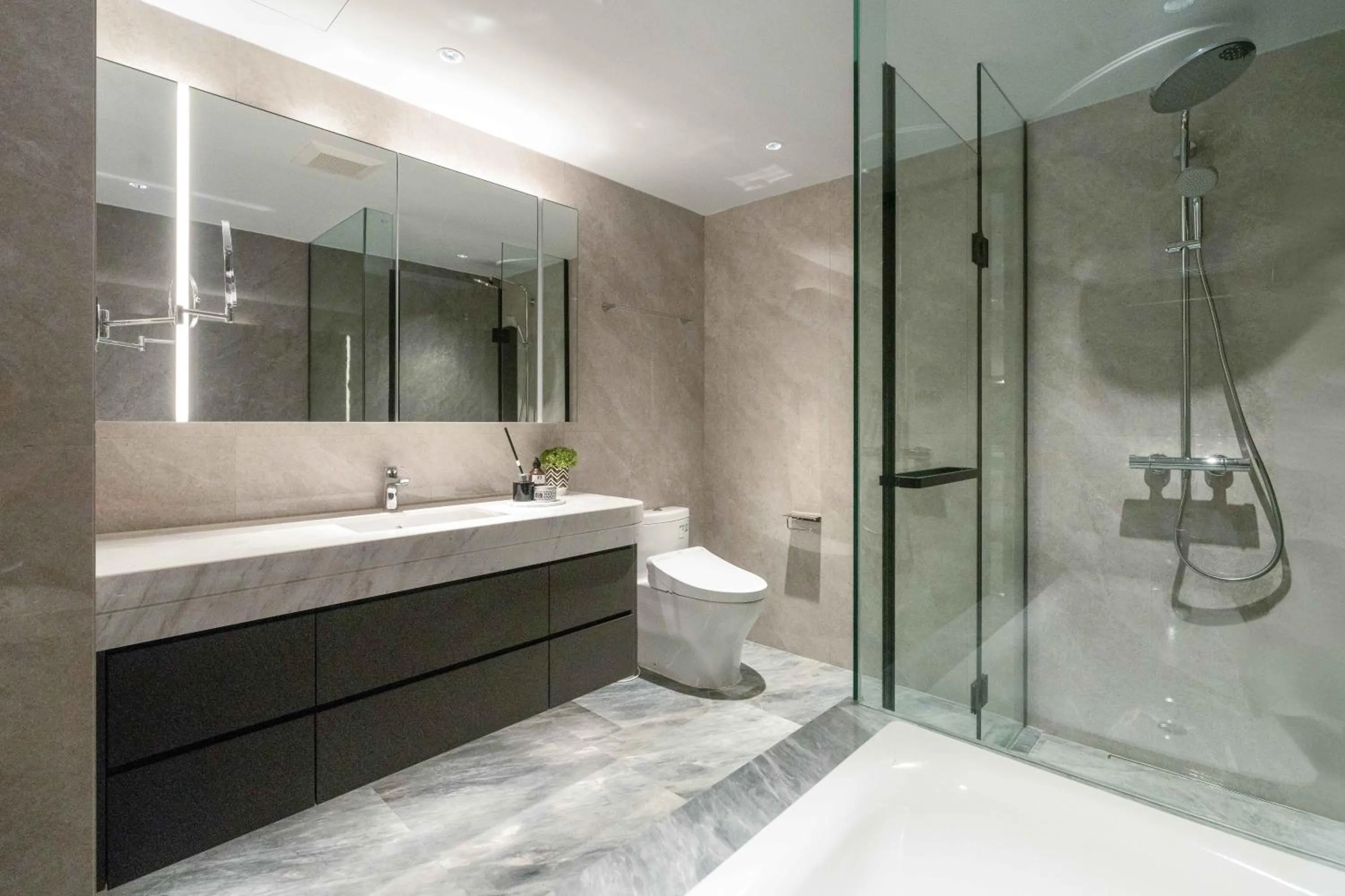Bathroom in CM+ Service Apartment Shenzhen Taige