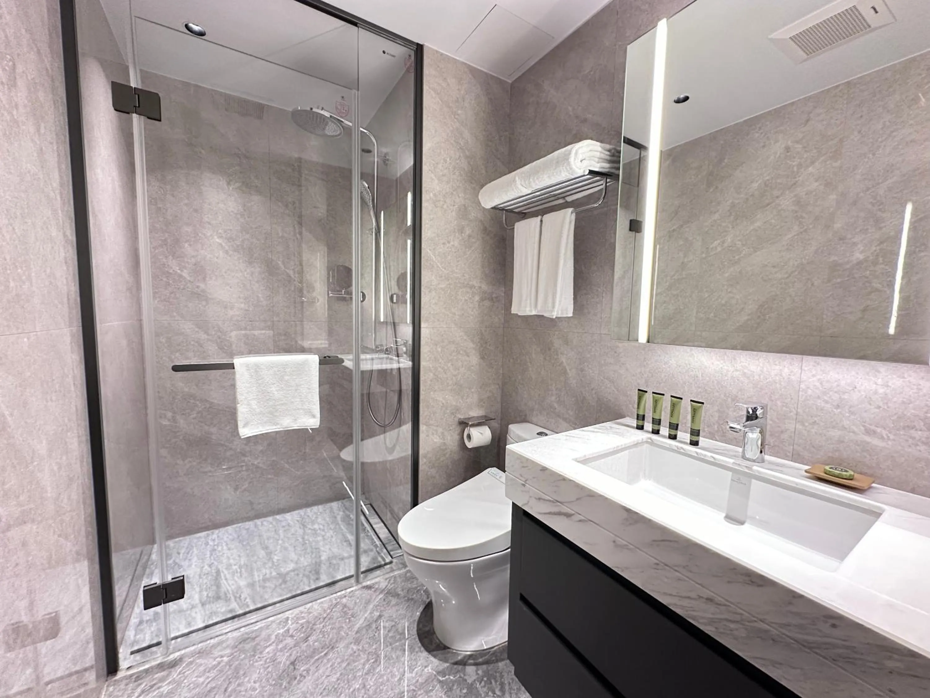 Bathroom in CM+ Service Apartment Shenzhen Taige