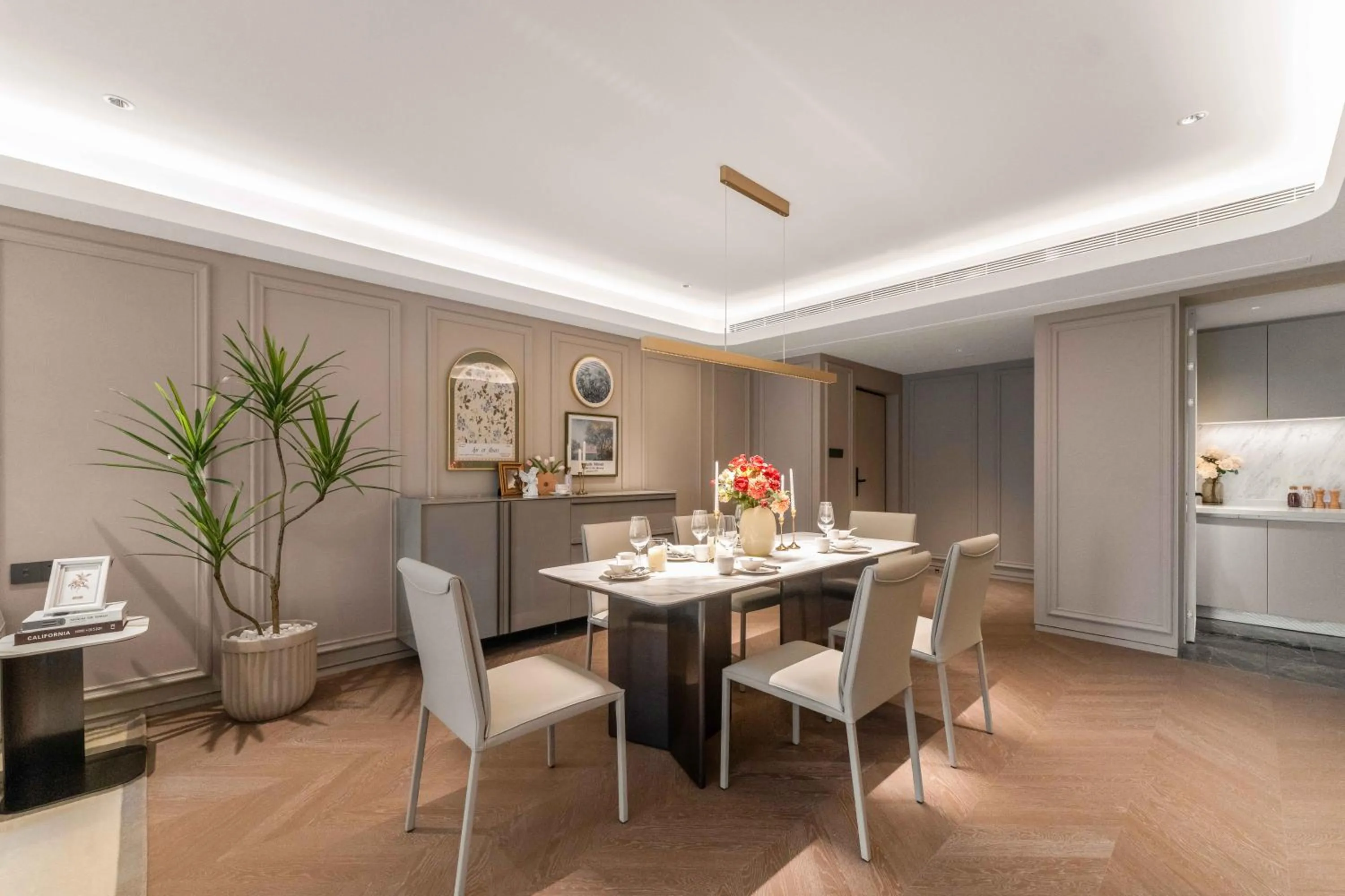 Living room in CM+ Service Apartment Shenzhen Taige