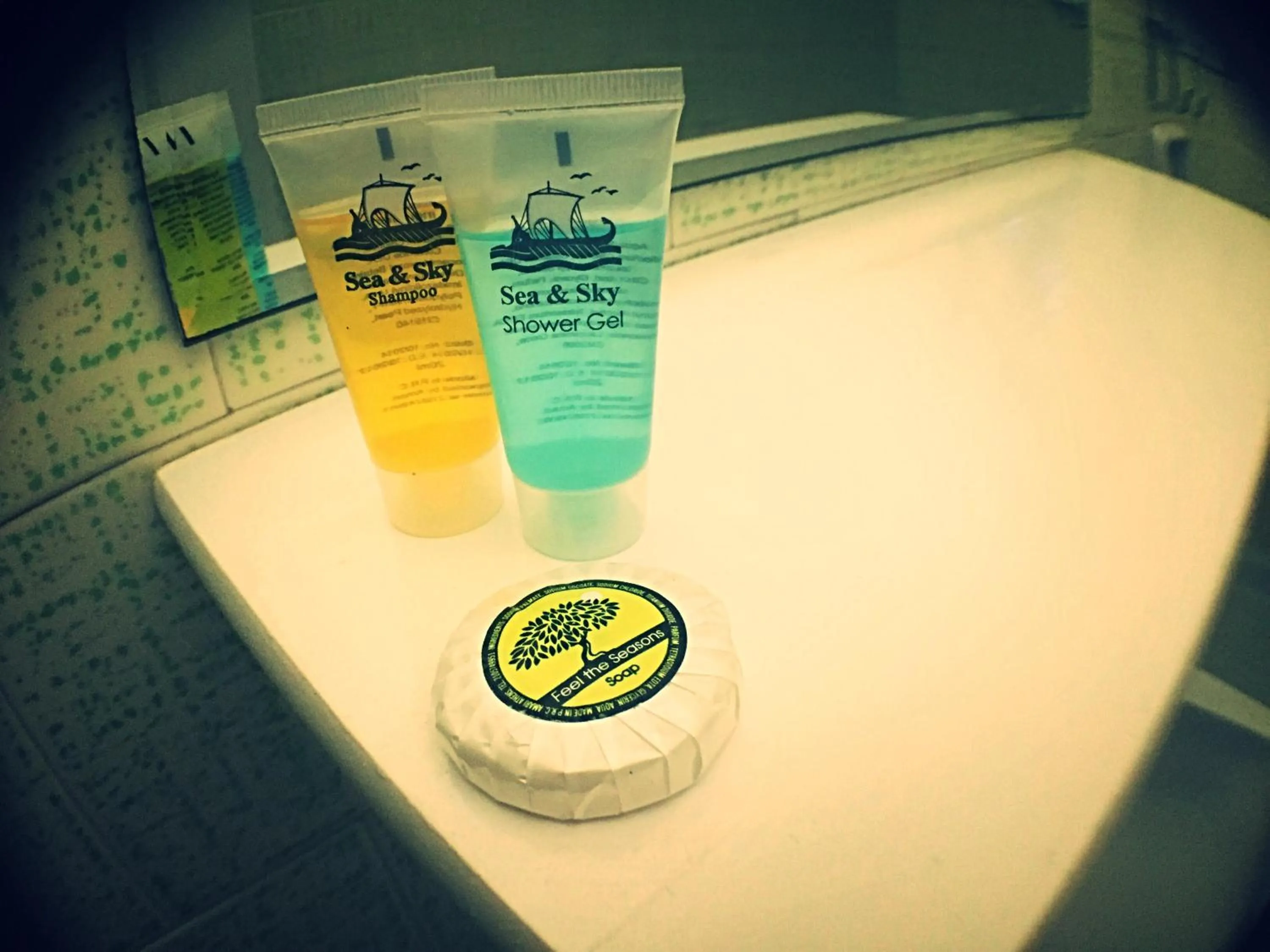 Bathroom in Avra Budget Beach Rooms