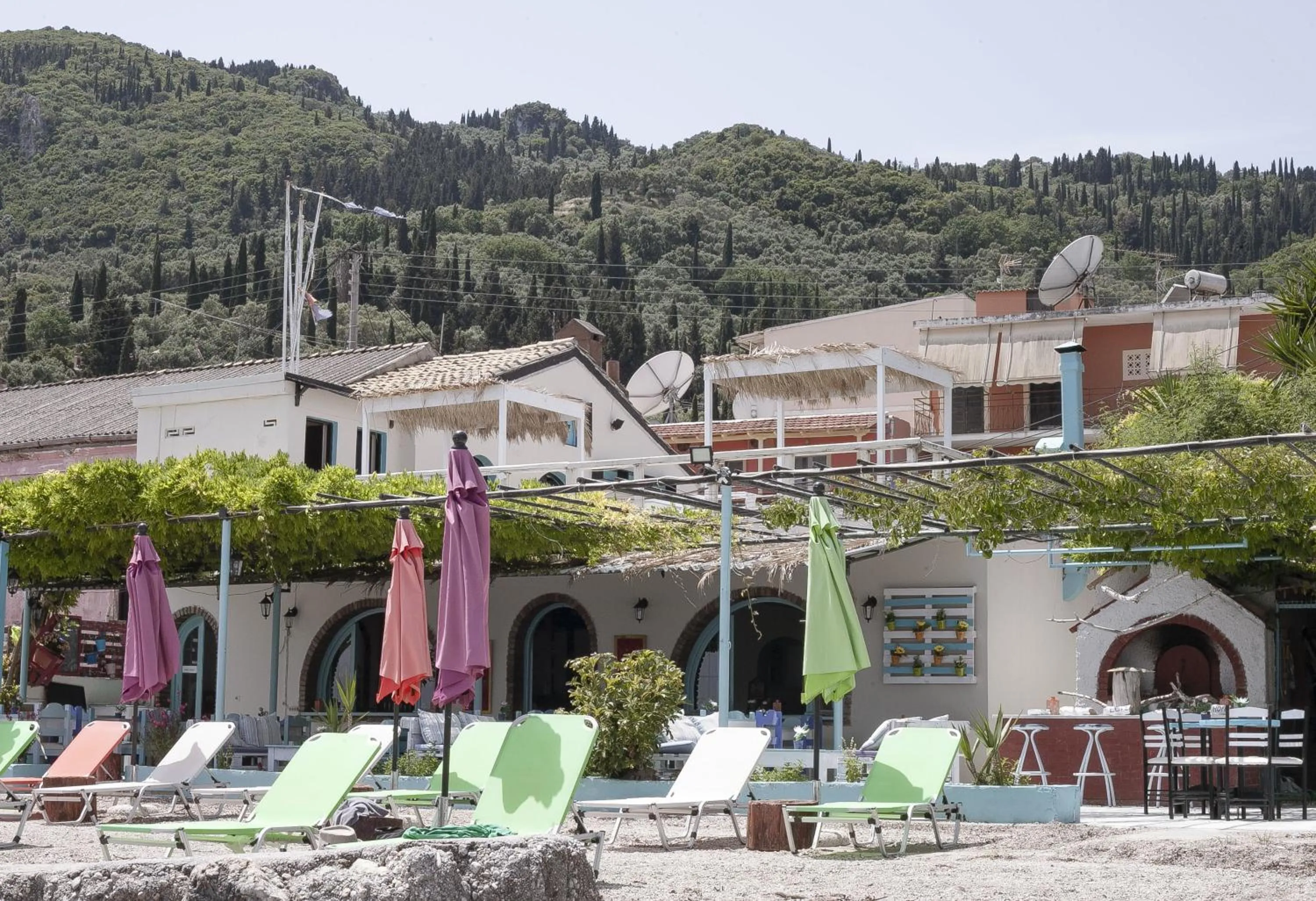 Day in Avra Budget Beach Rooms