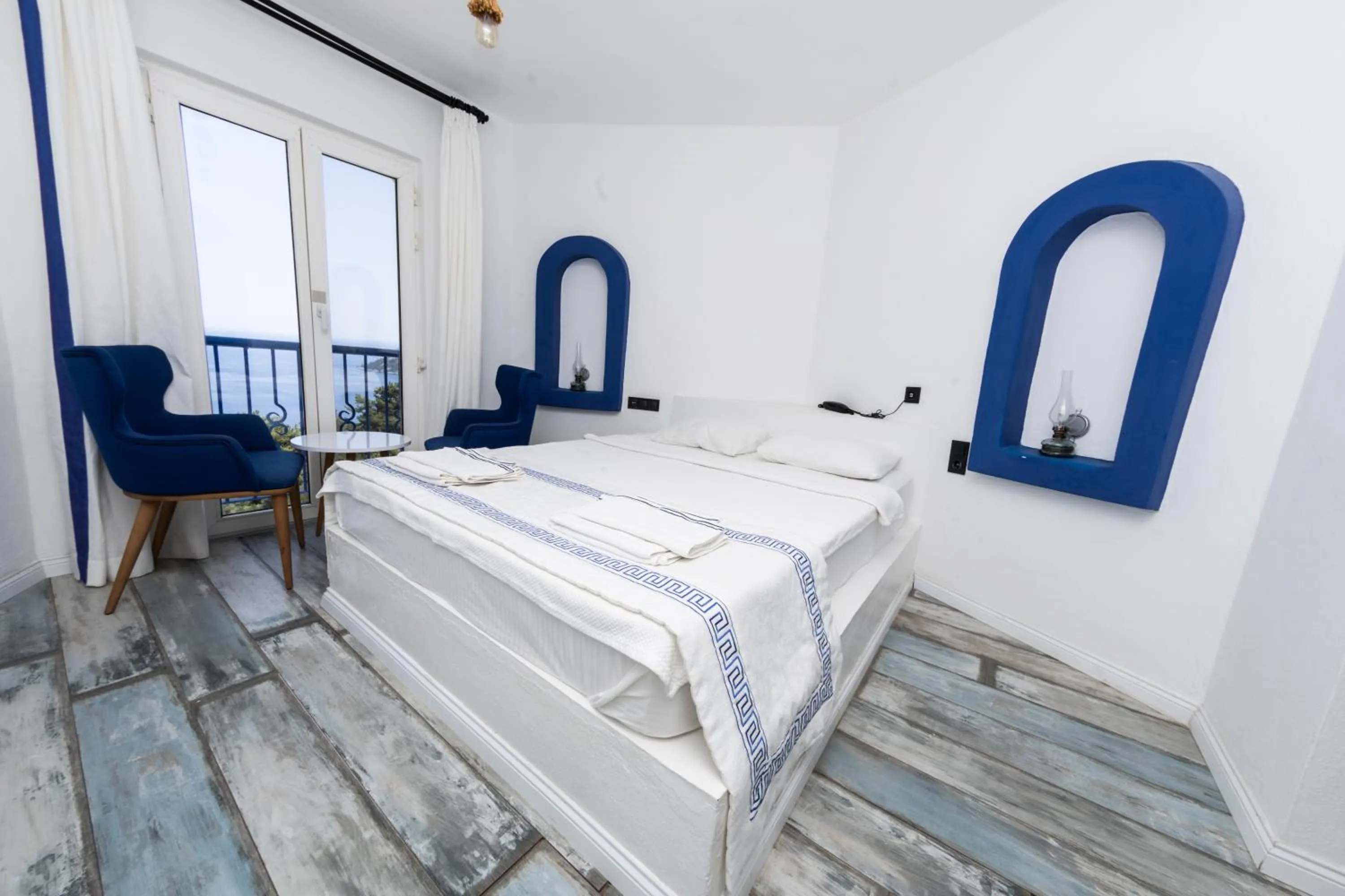 Bed in Lavanta Butik Otel Turunc