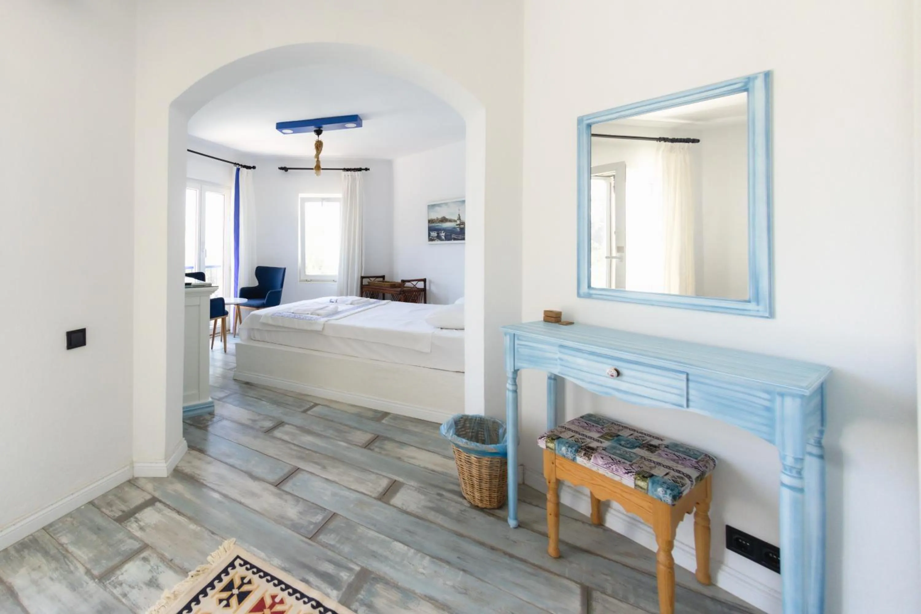 Bed in Lavanta Butik Otel Turunc