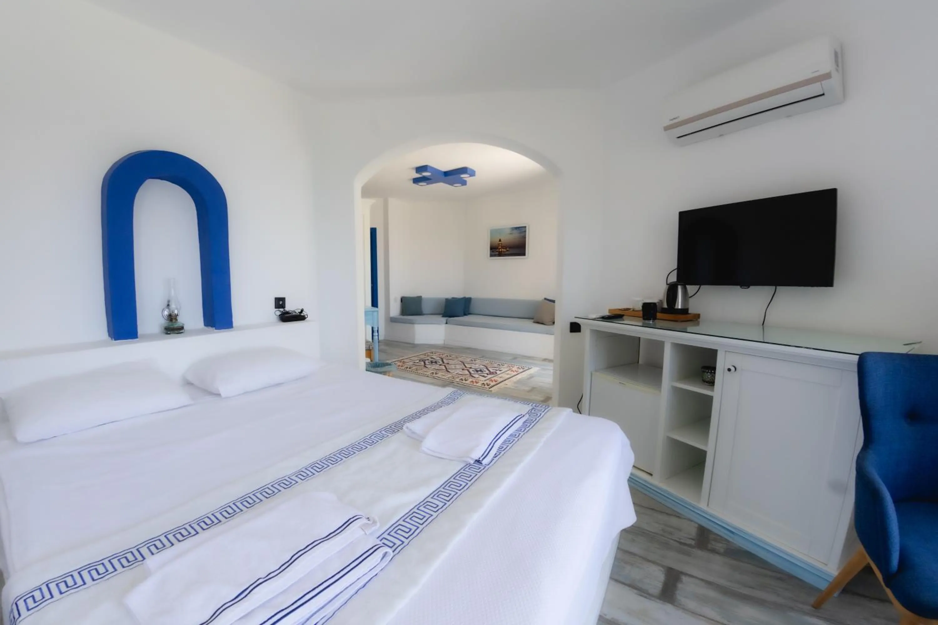 Bed in Lavanta Butik Otel Turunc