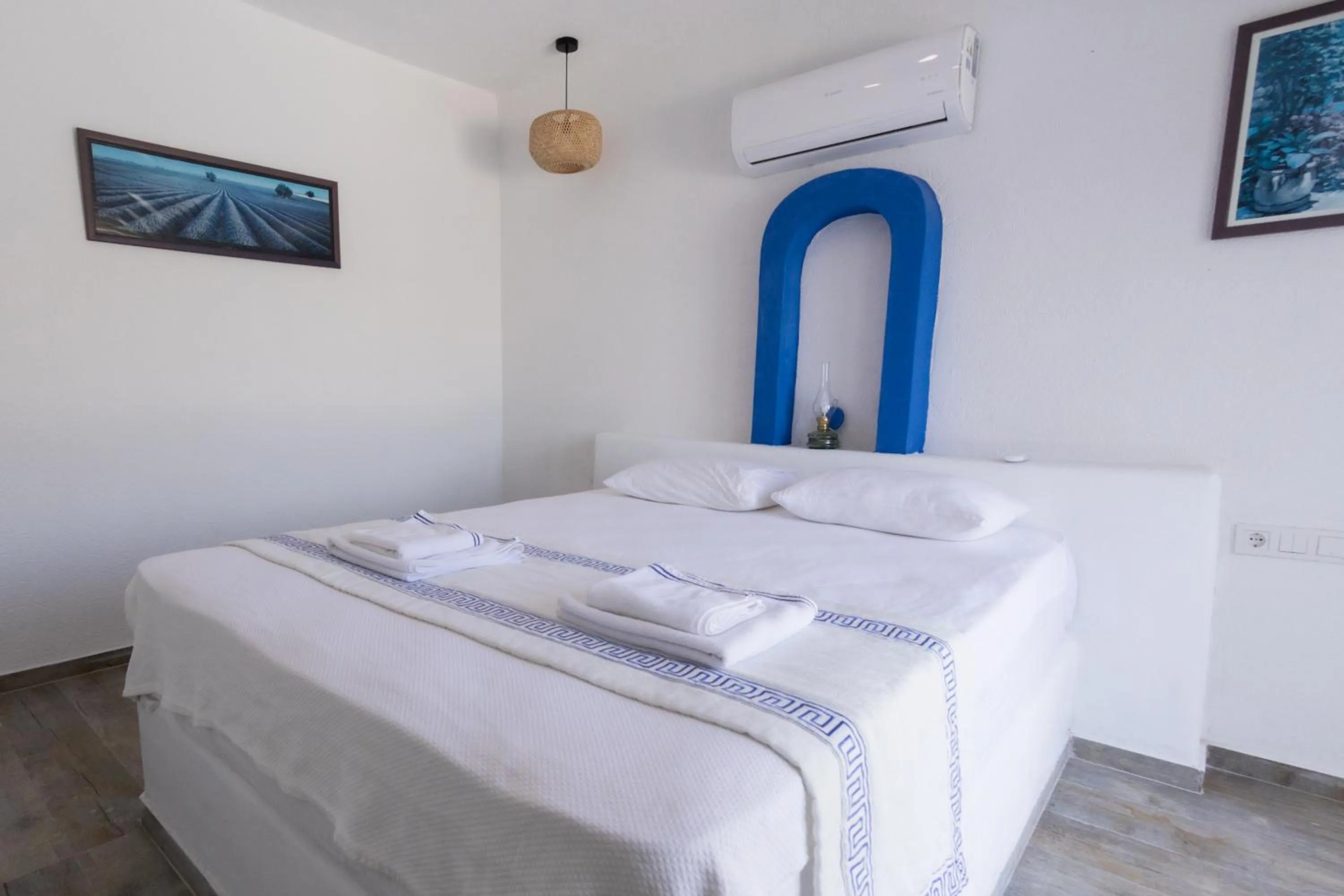 Bed in Lavanta Butik Otel Turunc