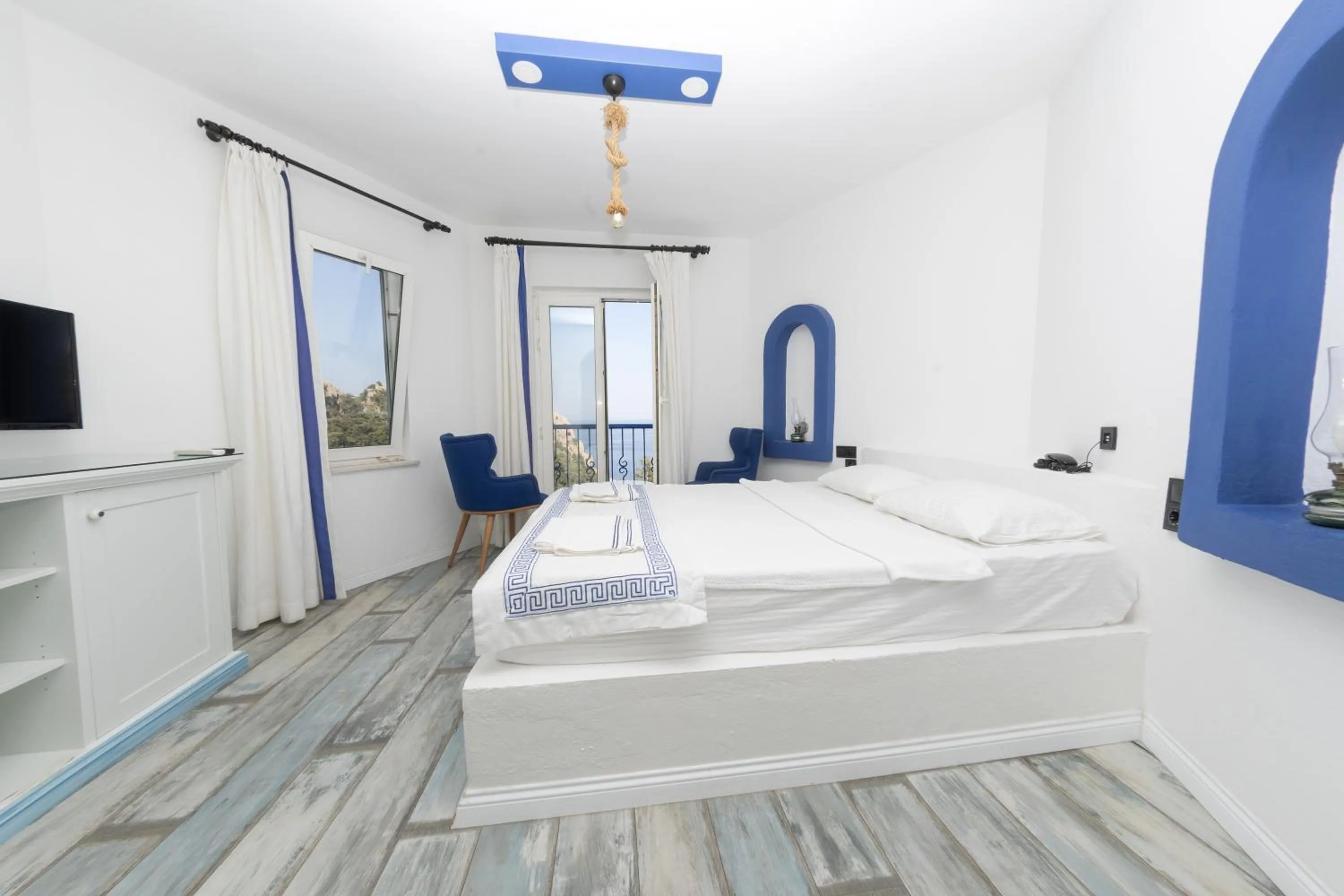 Bed in Lavanta Butik Otel Turunc