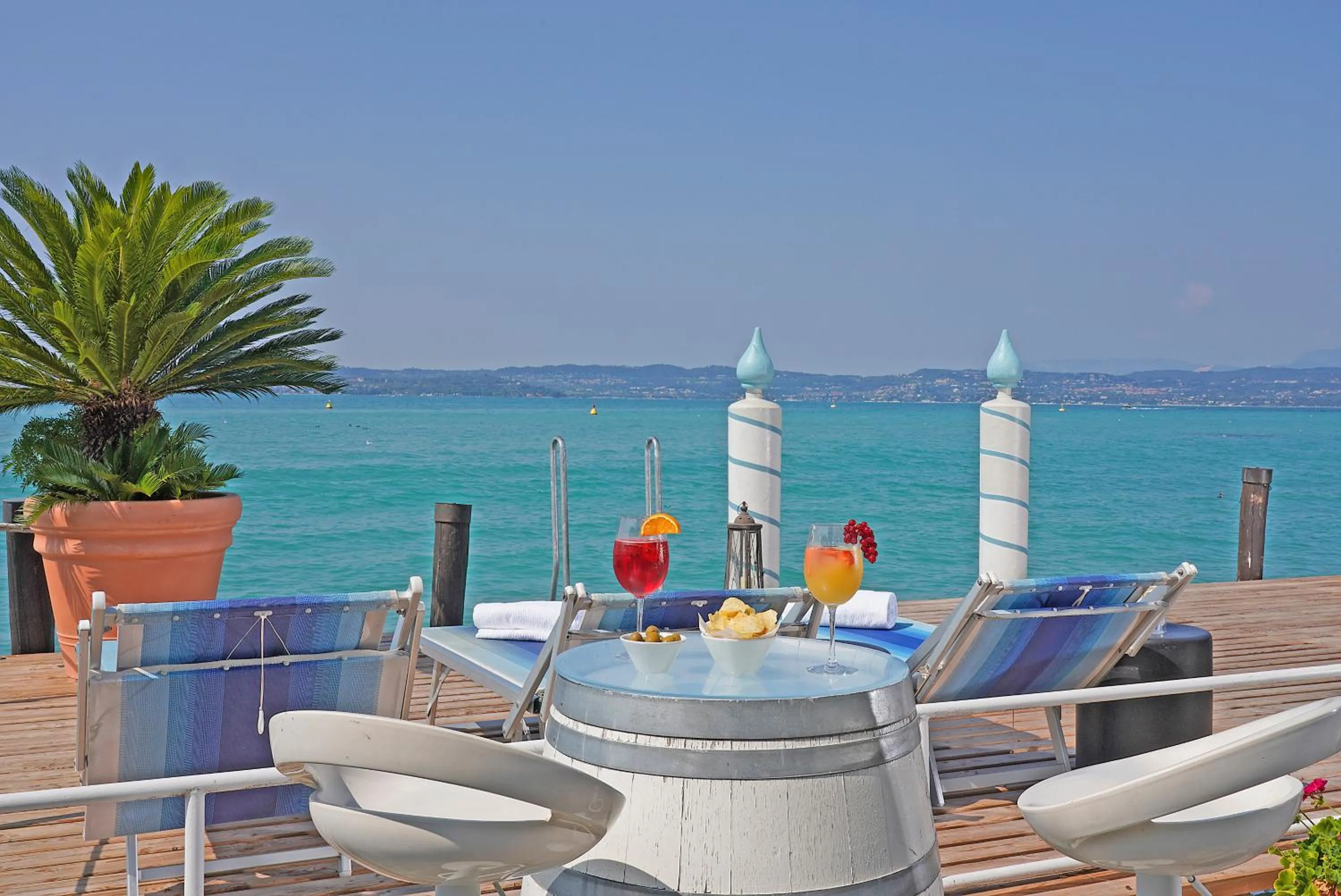 Lake view in Hotel Marconi