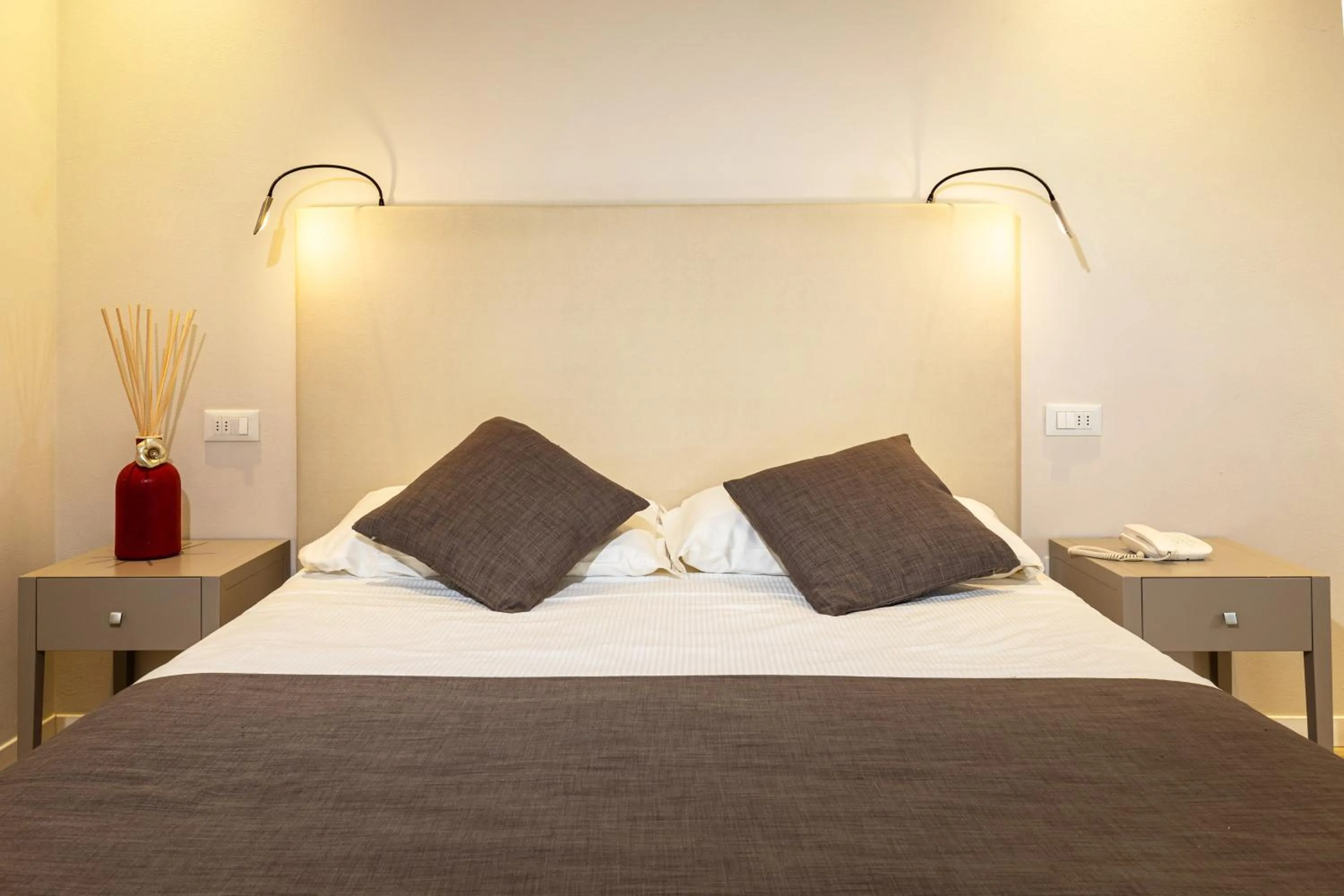 Bed in Hotel Marconi