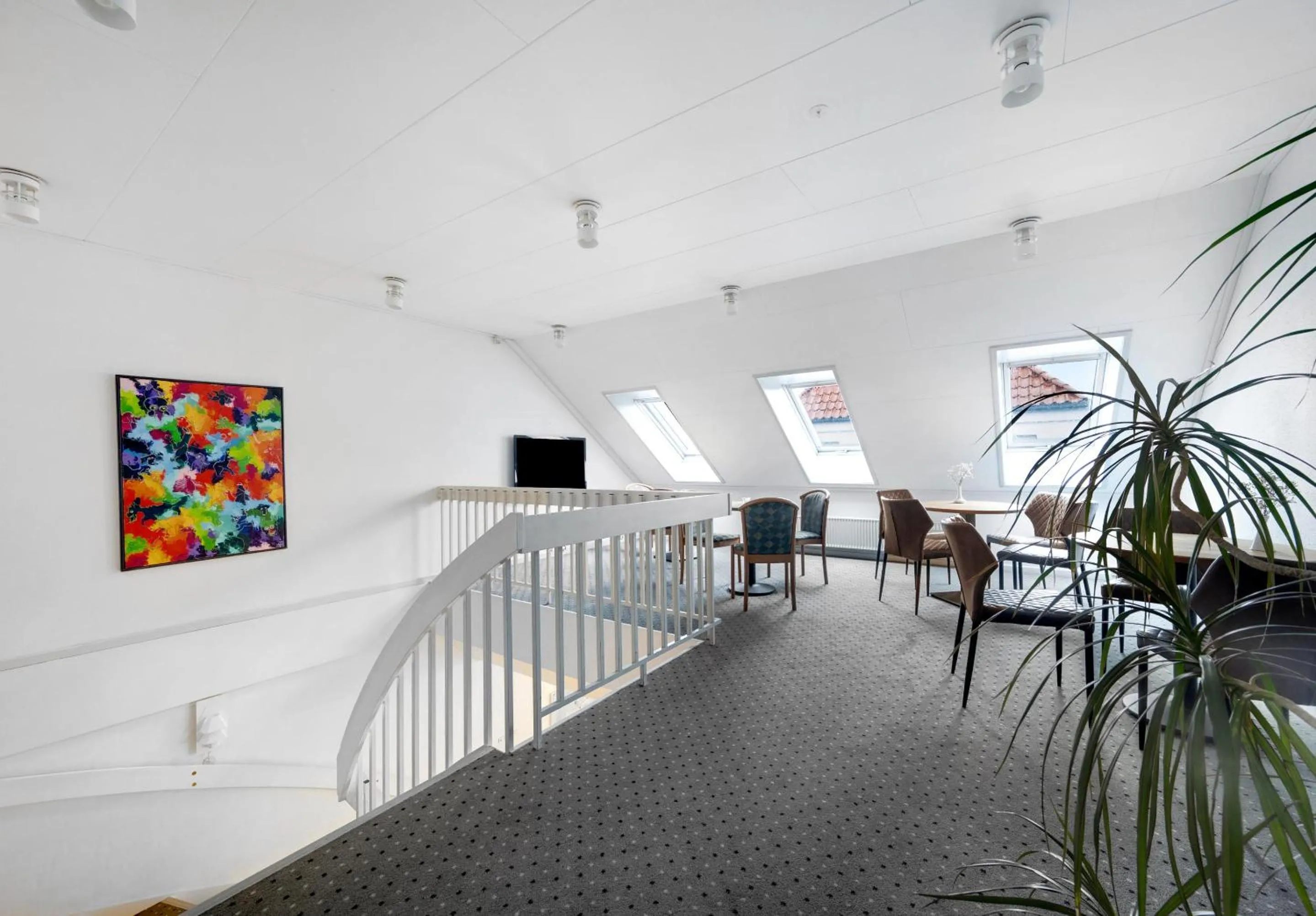 Communal lounge/ TV room in Hotel Søparken