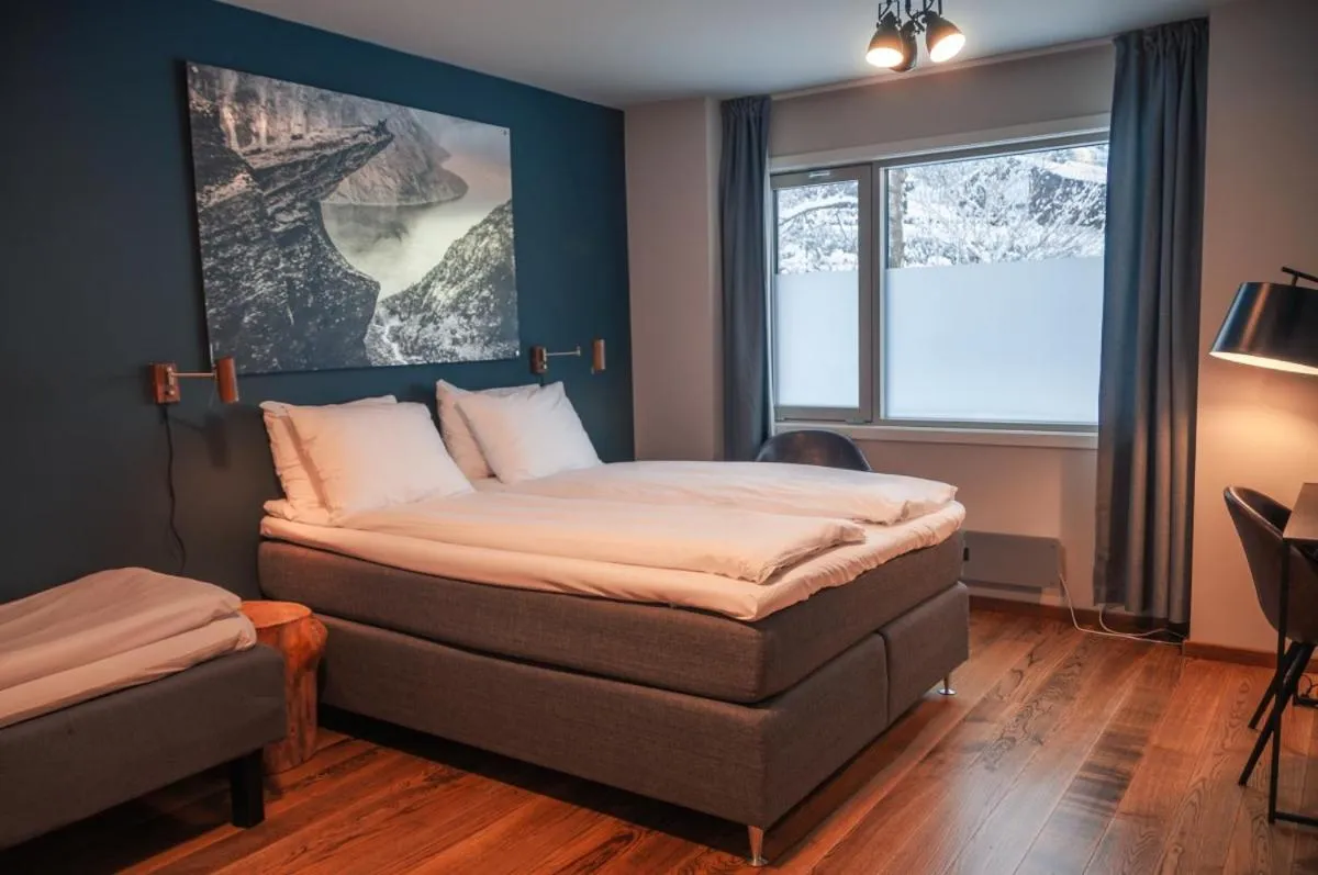 Bed in Trolltunga Hotel