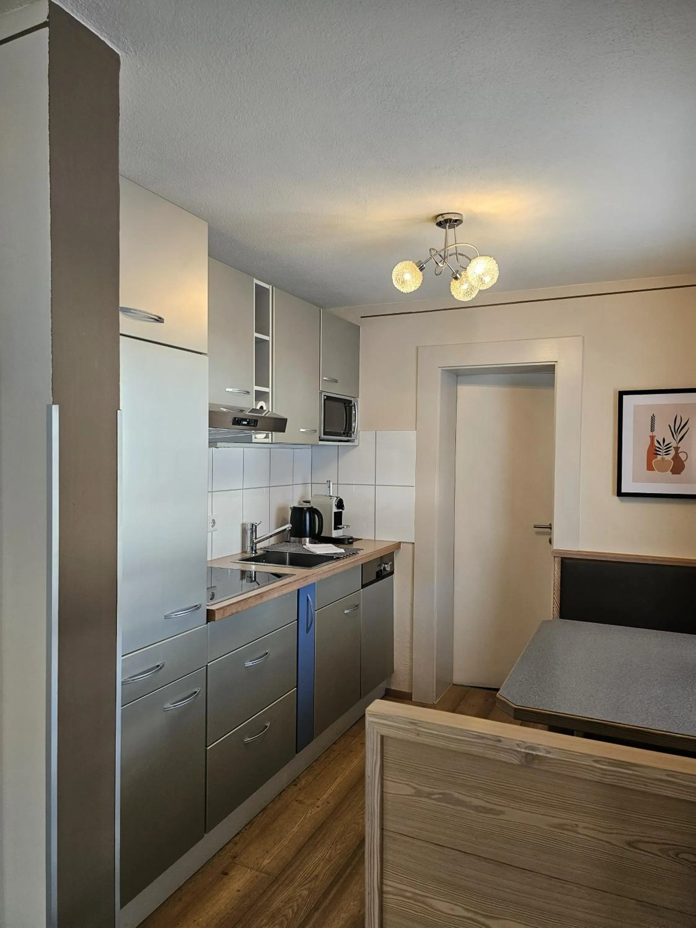 Kitchen or kitchenette in Alpenlandhaus Menardi