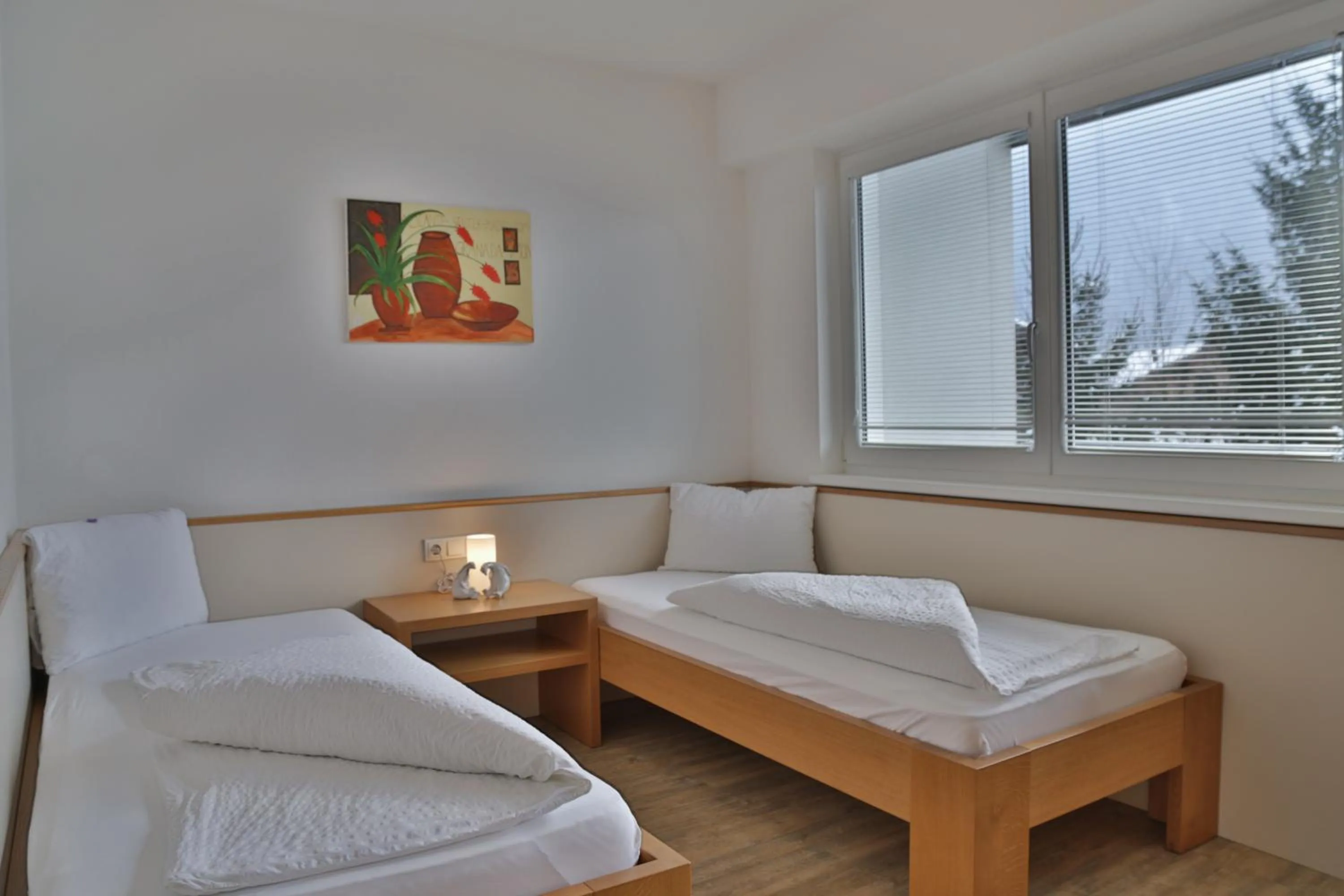 Bed in Pension Apartment Hödner