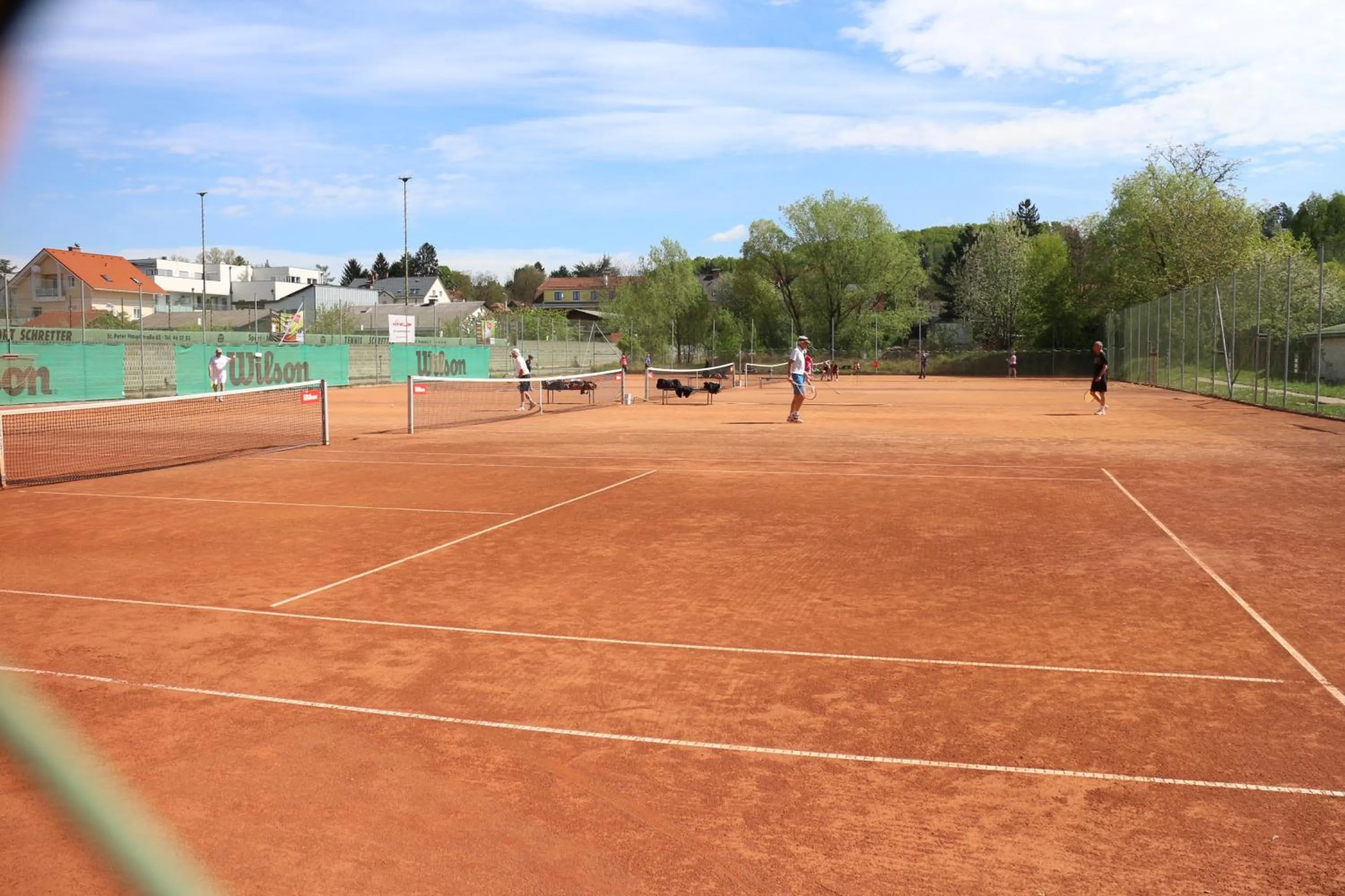Tennis court in CenterCourt Hotel