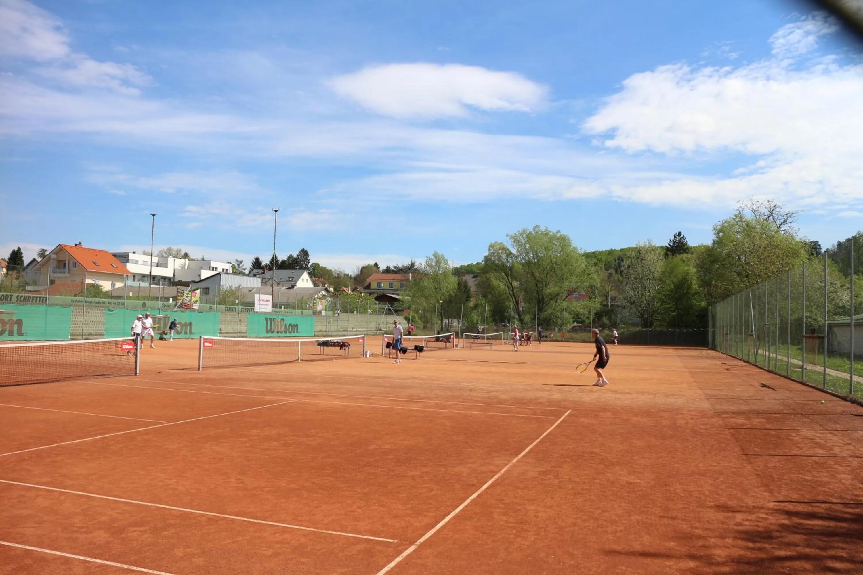 Tennis court in CenterCourt Hotel