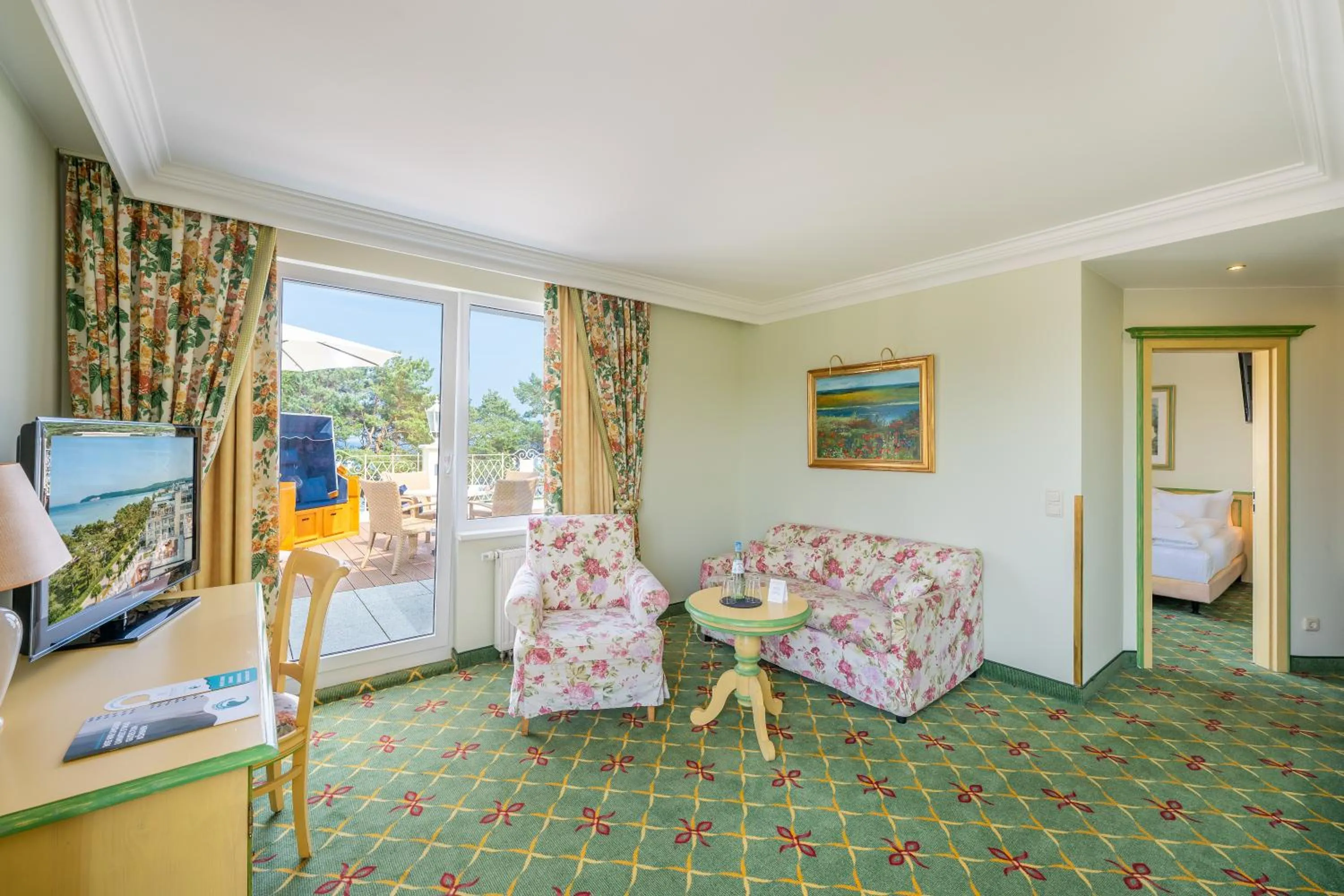 Living room in Rugard Thermal Strandhotel