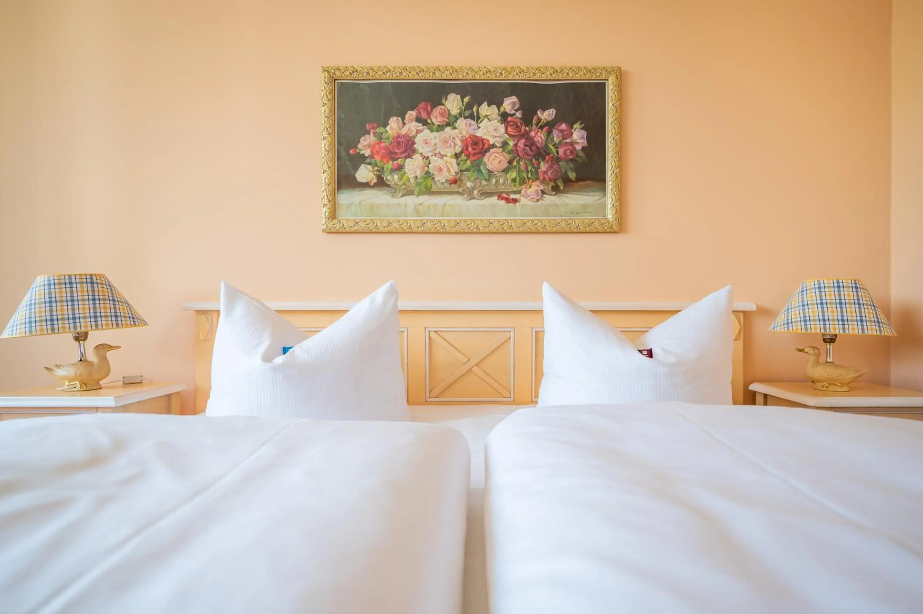 Bed in Rugard Thermal Strandhotel