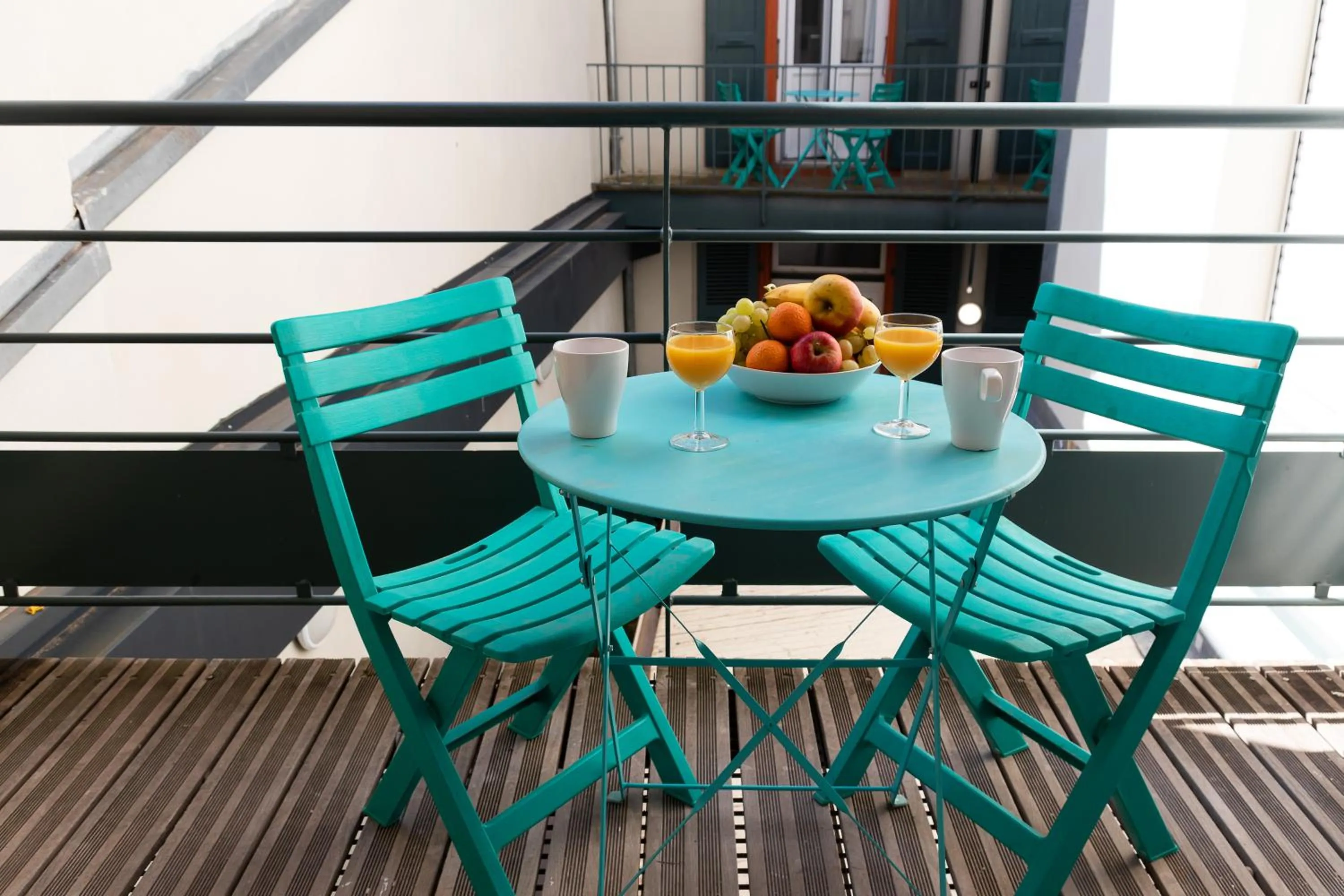 Balcony/Terrace in Residence le Pastel Jeanne d'Arc