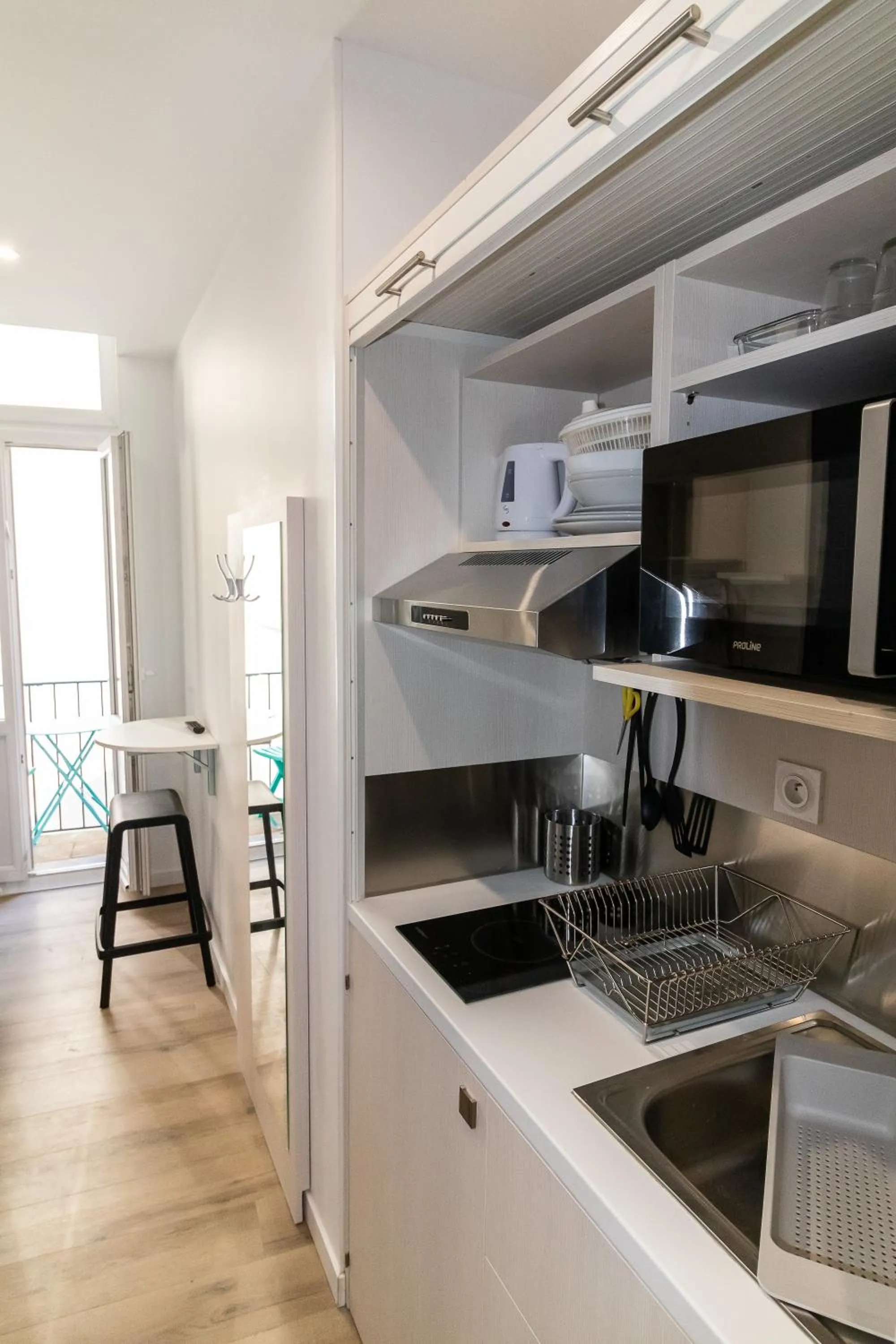 Kitchen or kitchenette in Residence le Pastel Jeanne d'Arc