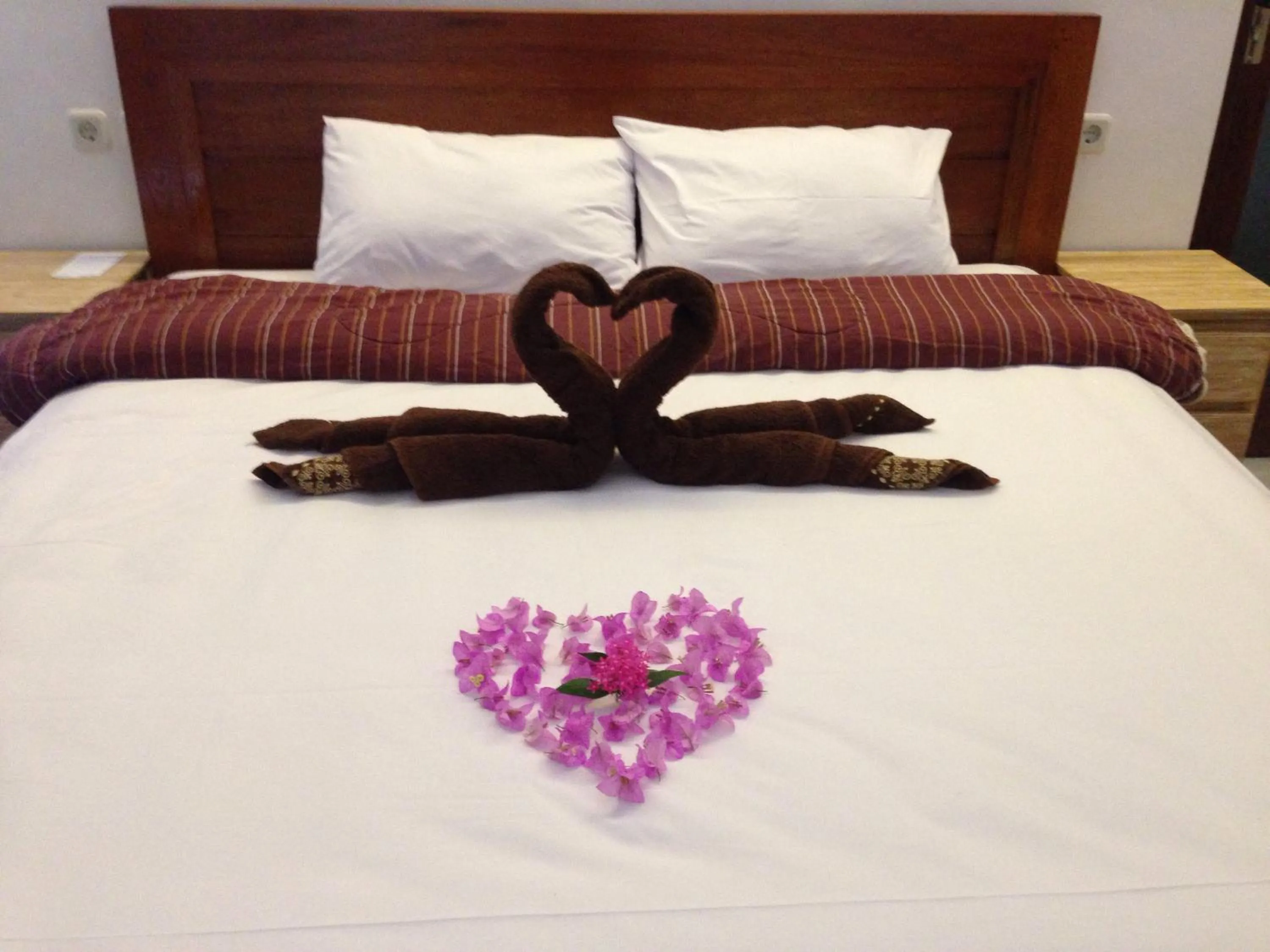 Bed in Ramaya Ubud View