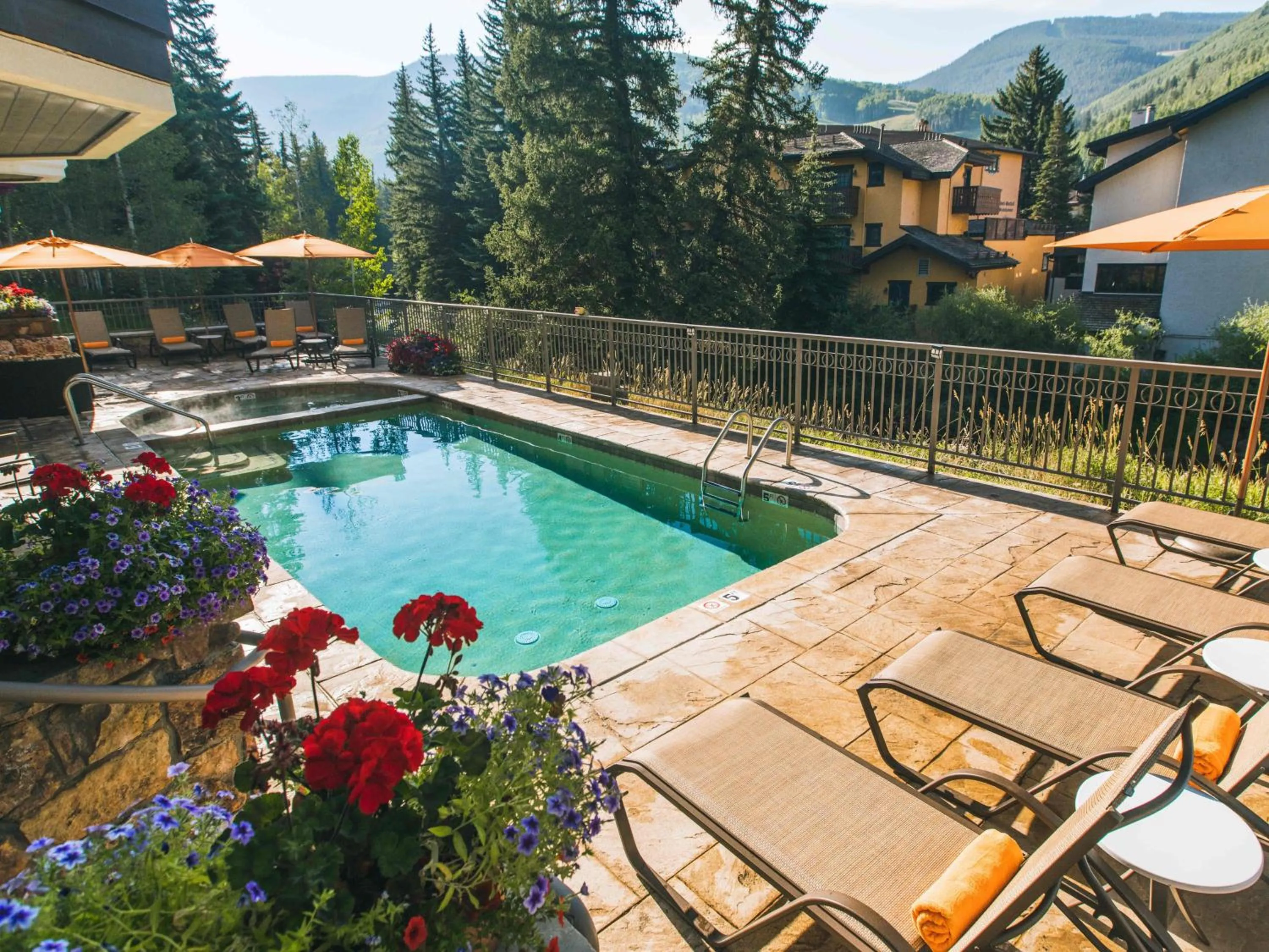 Swimming pool in Austria Haus Hotel