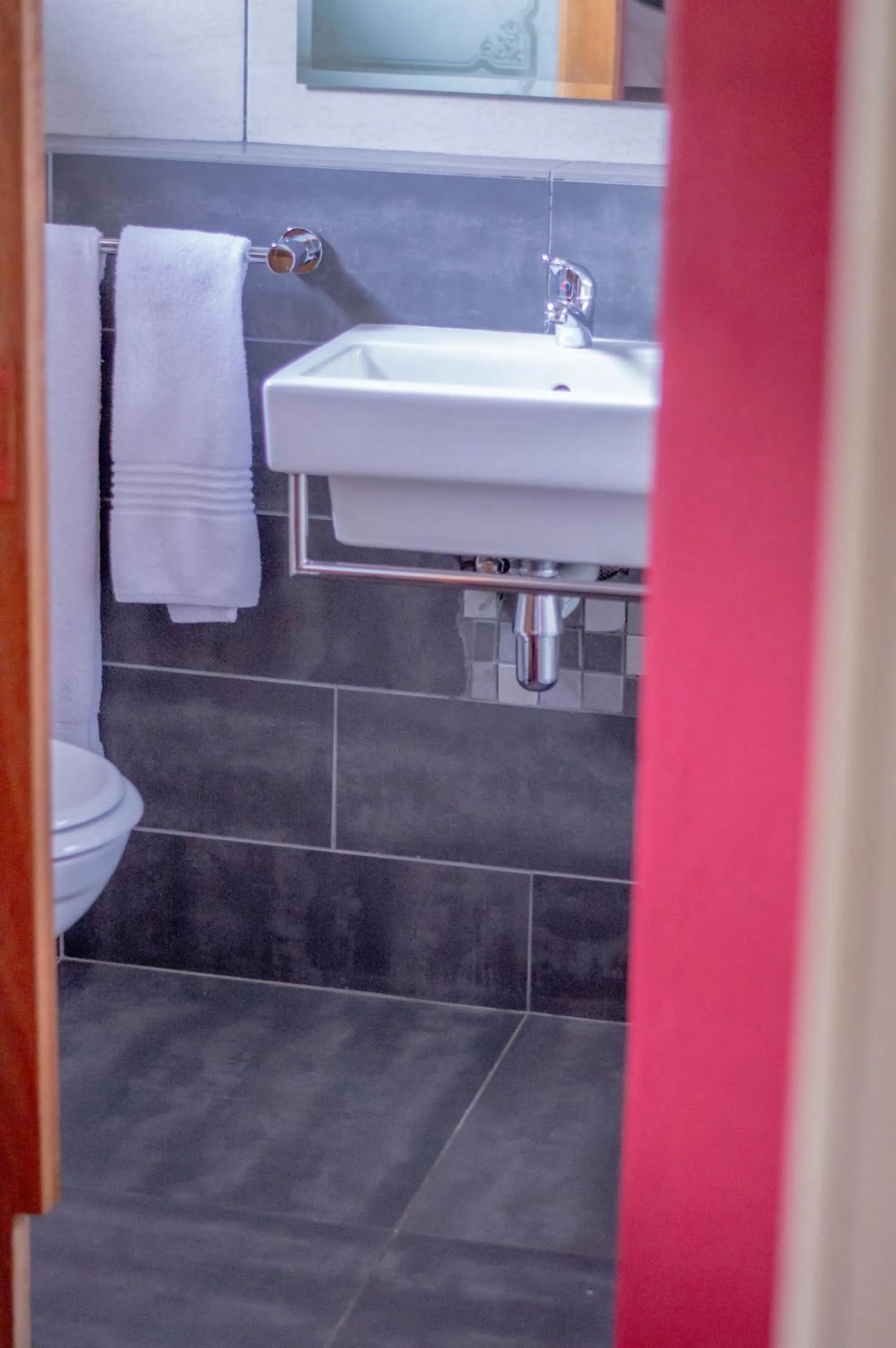 Toilet in 314 on Clark Guest House