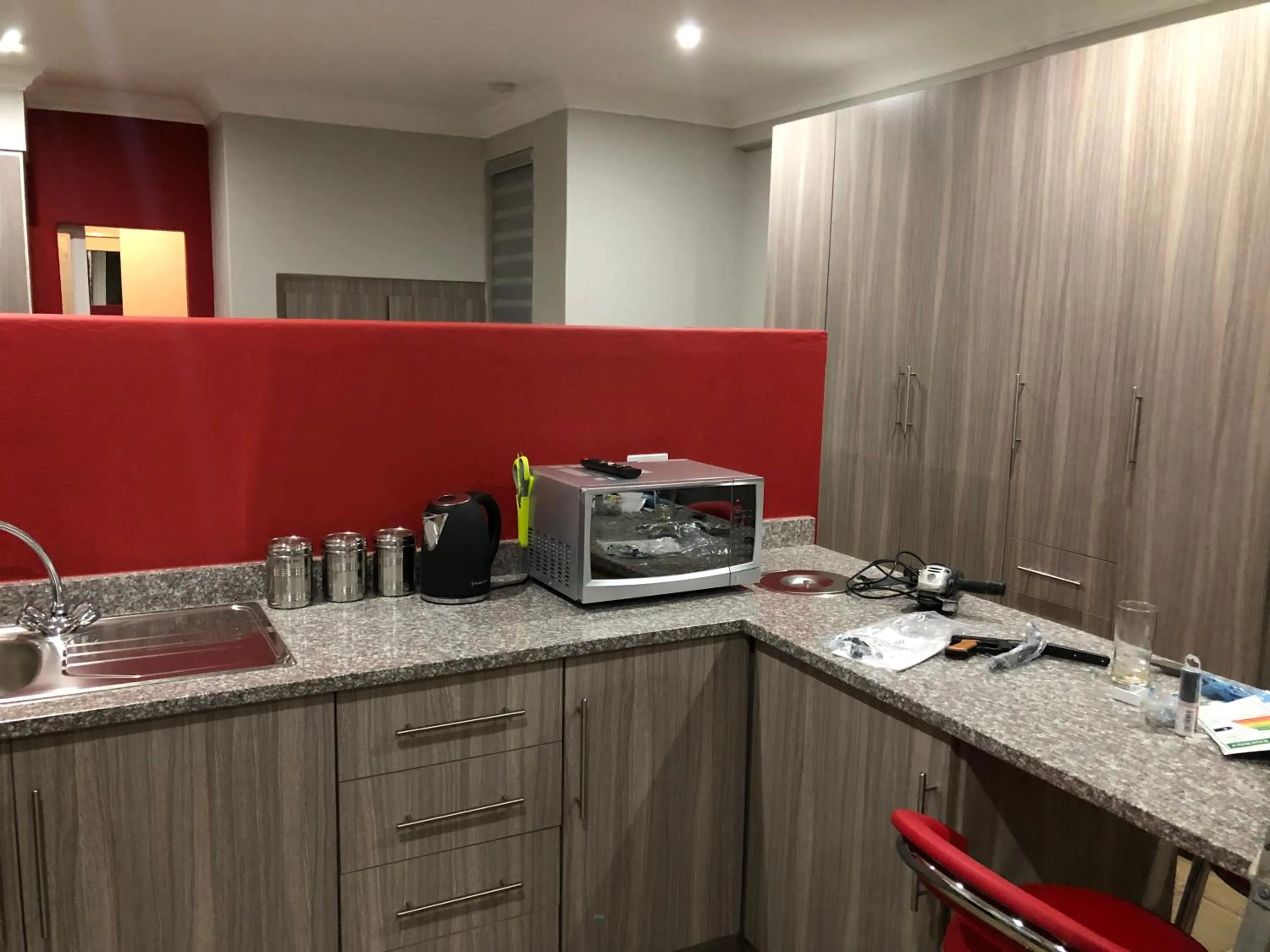 Kitchen or kitchenette in 314 on Clark Guest House