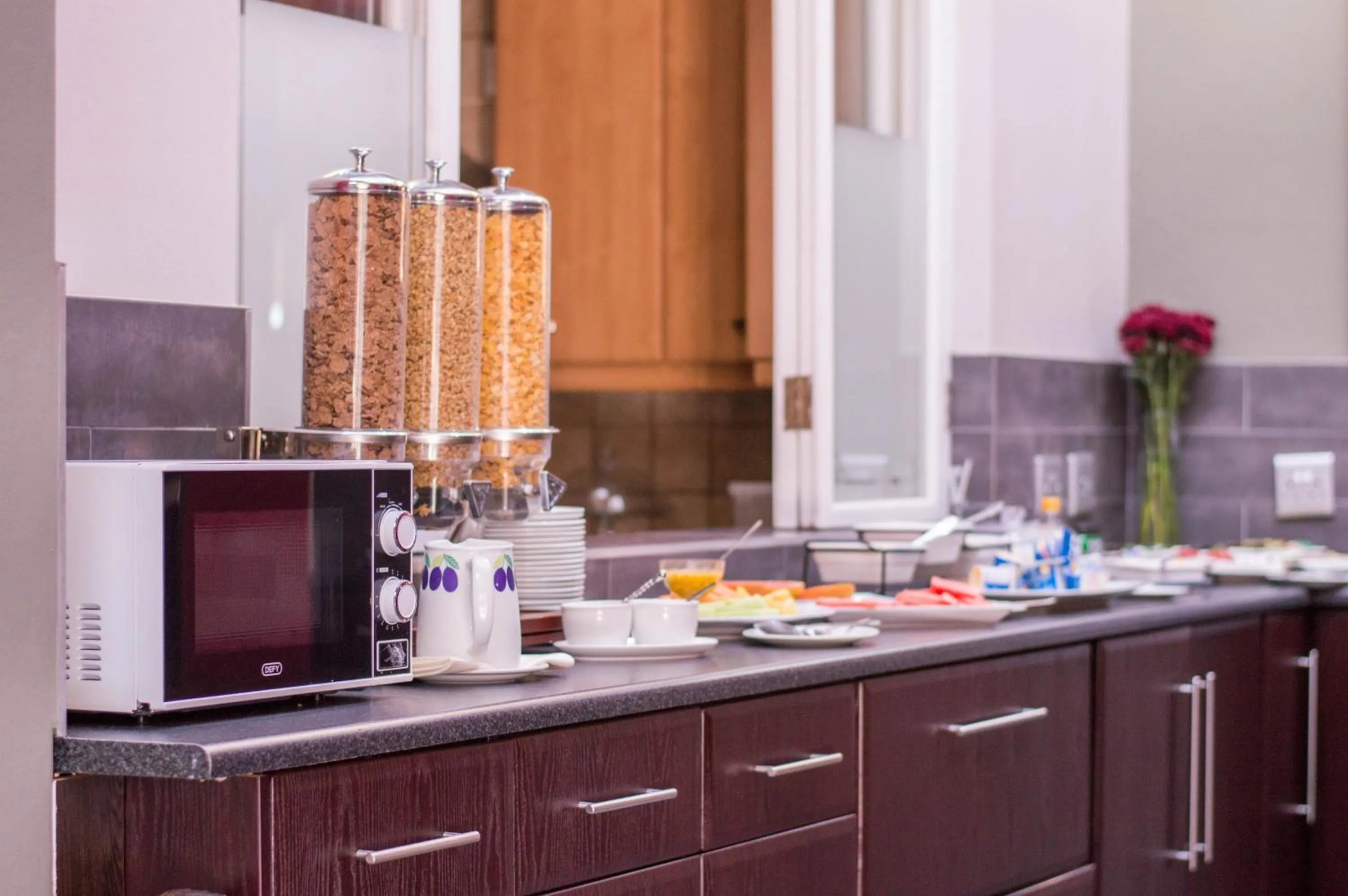 Buffet breakfast in 314 on Clark Guest House