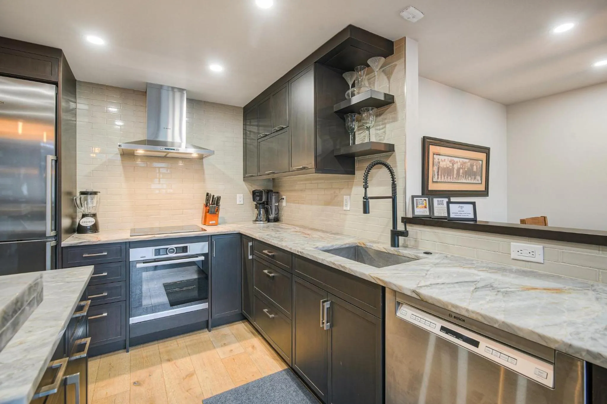 Communal kitchen in Lodge at Vail, A RockResort by Vail Resorts