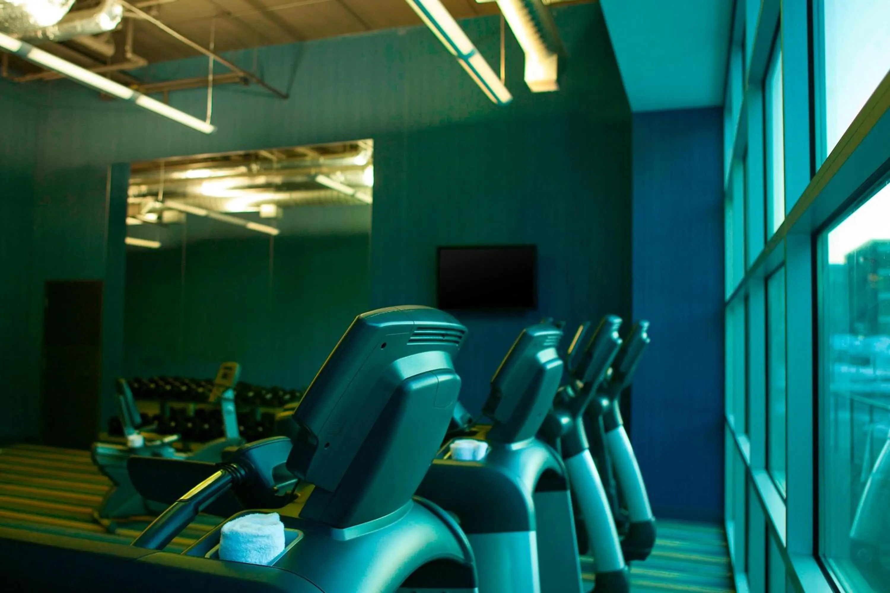 Fitness centre/facilities in Aloft Minneapolis
