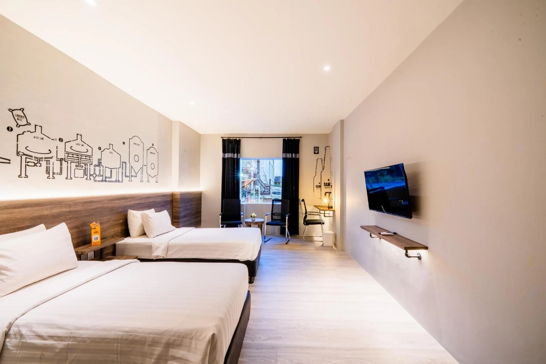 TV and multimedia, Bed in Stark Boutique Hotel and Spa